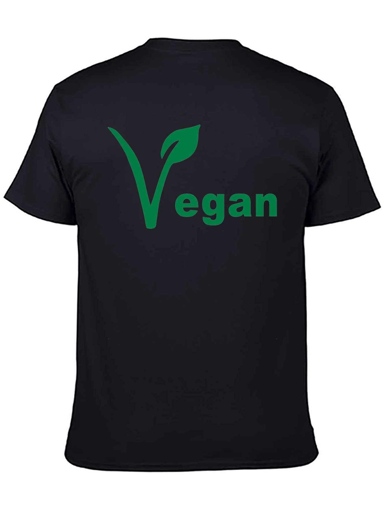 Vegan Graphic Tee - Leaf Design