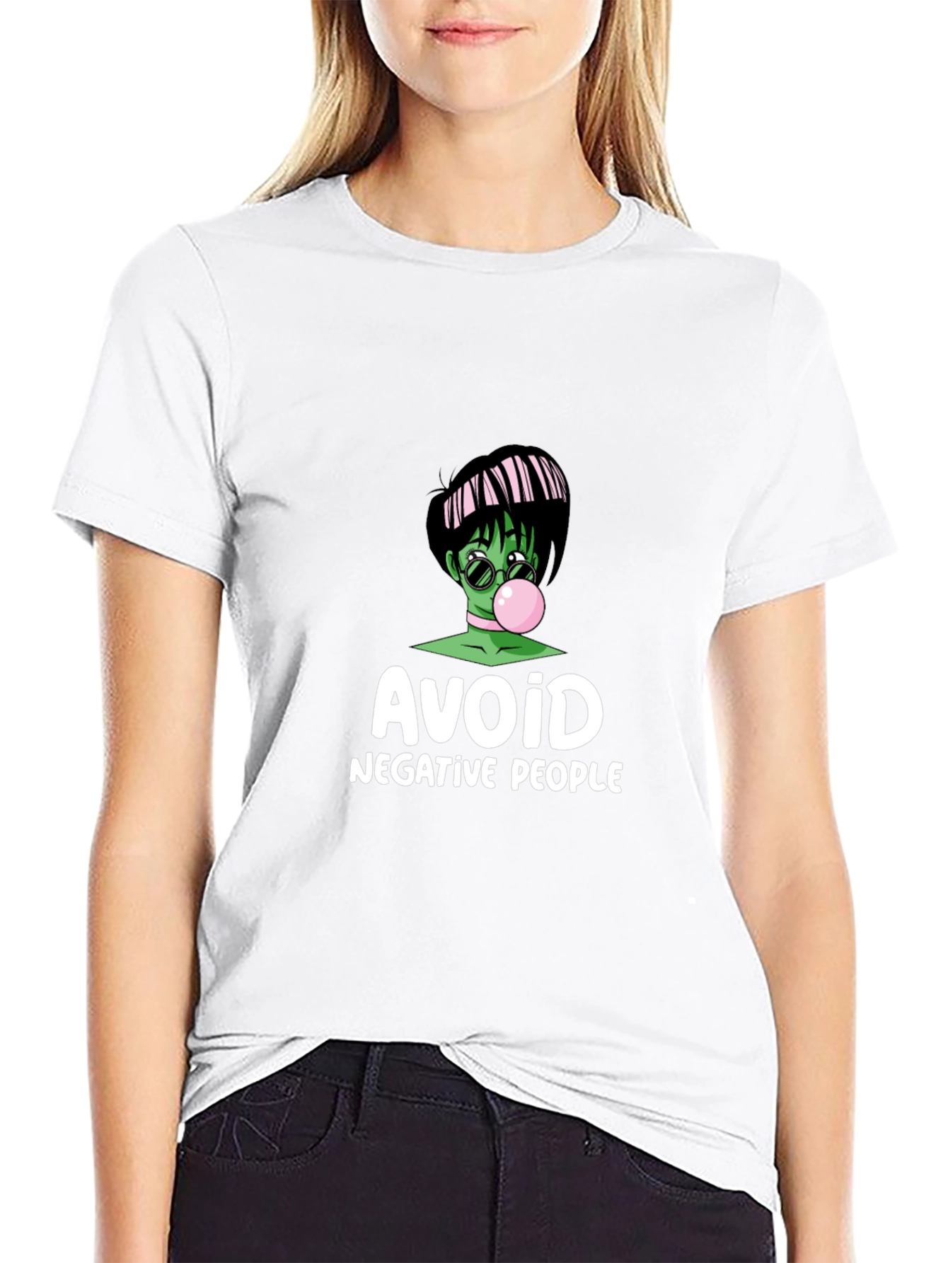 Avoid Negative People Graphic T-Shirt