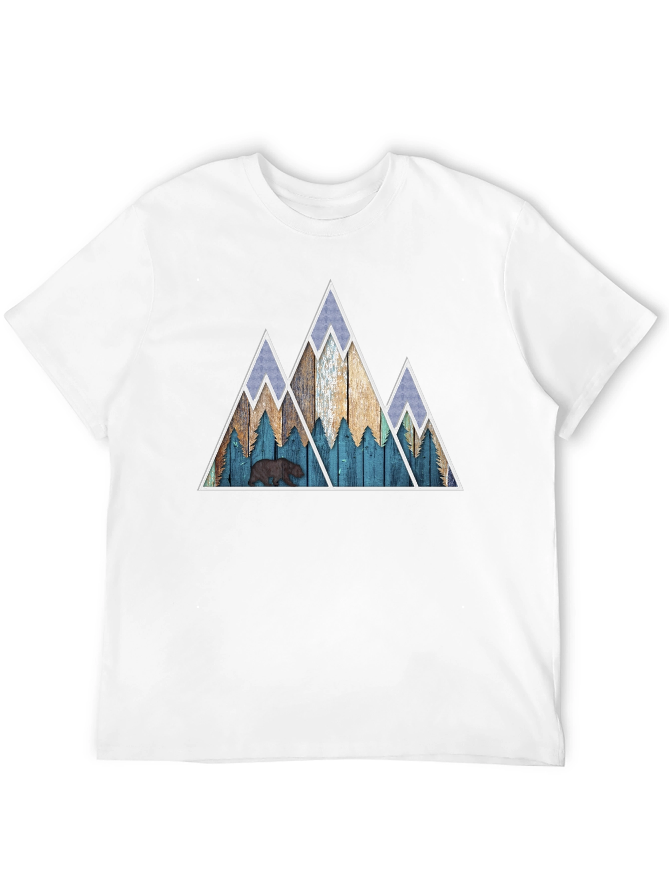 Mountain Bear Graphic T-Shirt