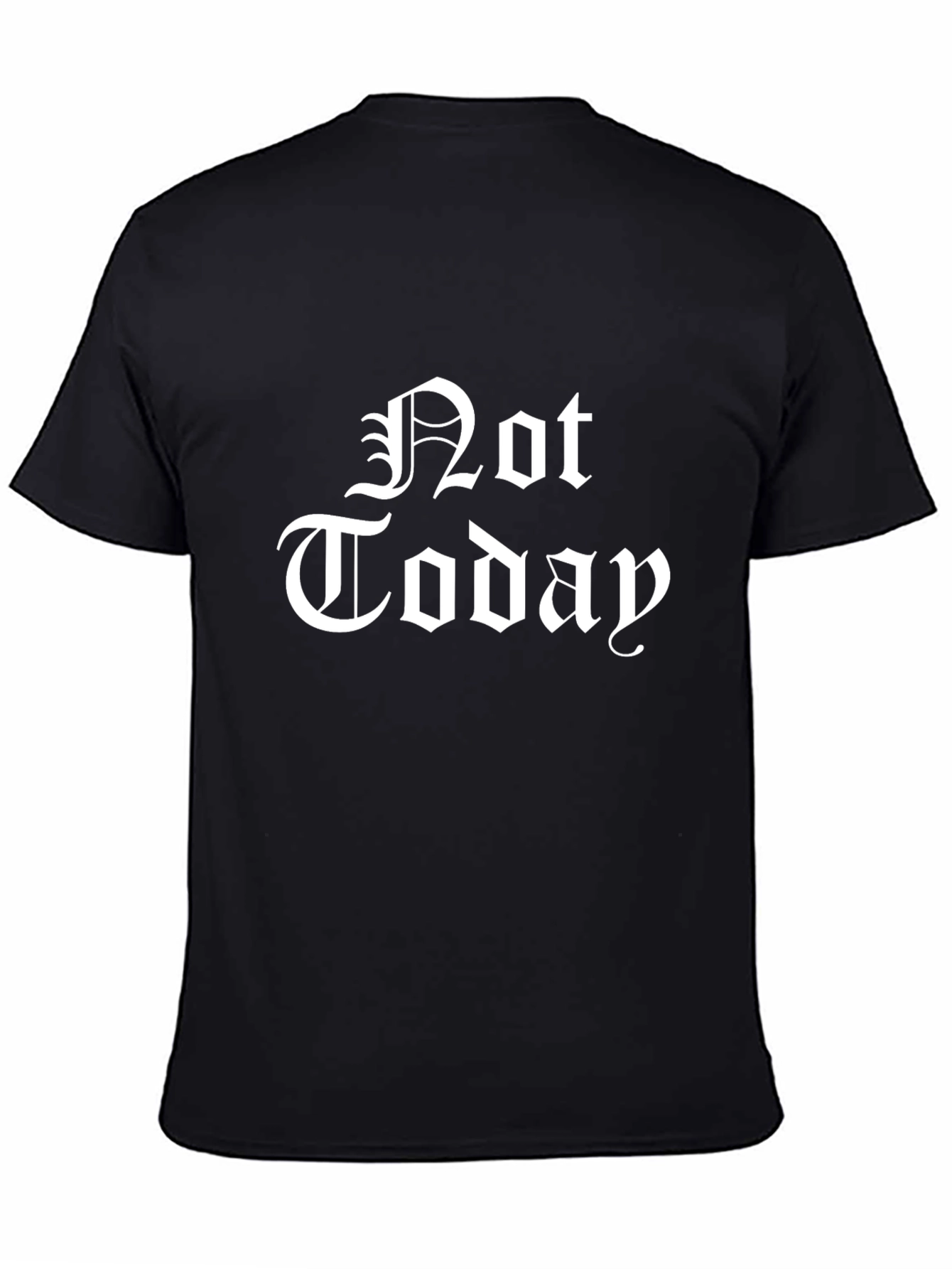 Not Today Graphic Tee - Mens Black T-Shirt