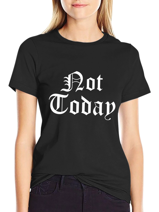 Not Today Graphic Tee - Mens Black T-Shirt