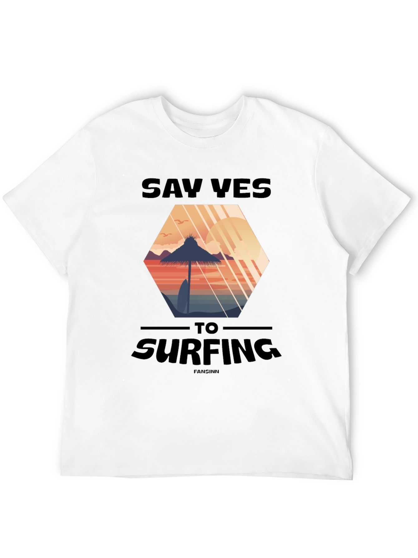 Say Yes to Surfing T-Shirt - Beach Vibes Tee