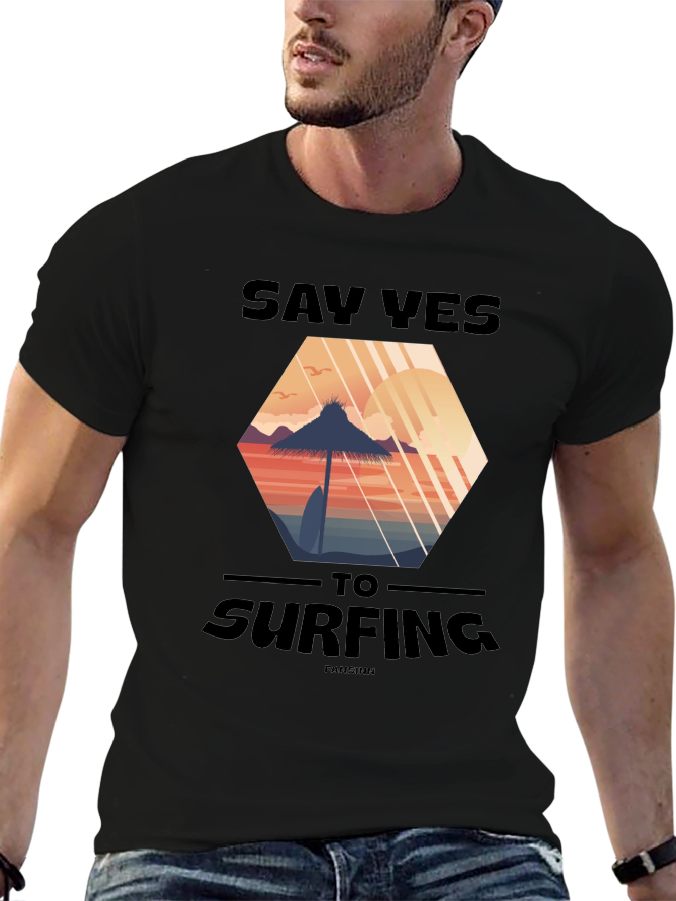 Say Yes to Surfing T-Shirt - Beach Vibes Tee
