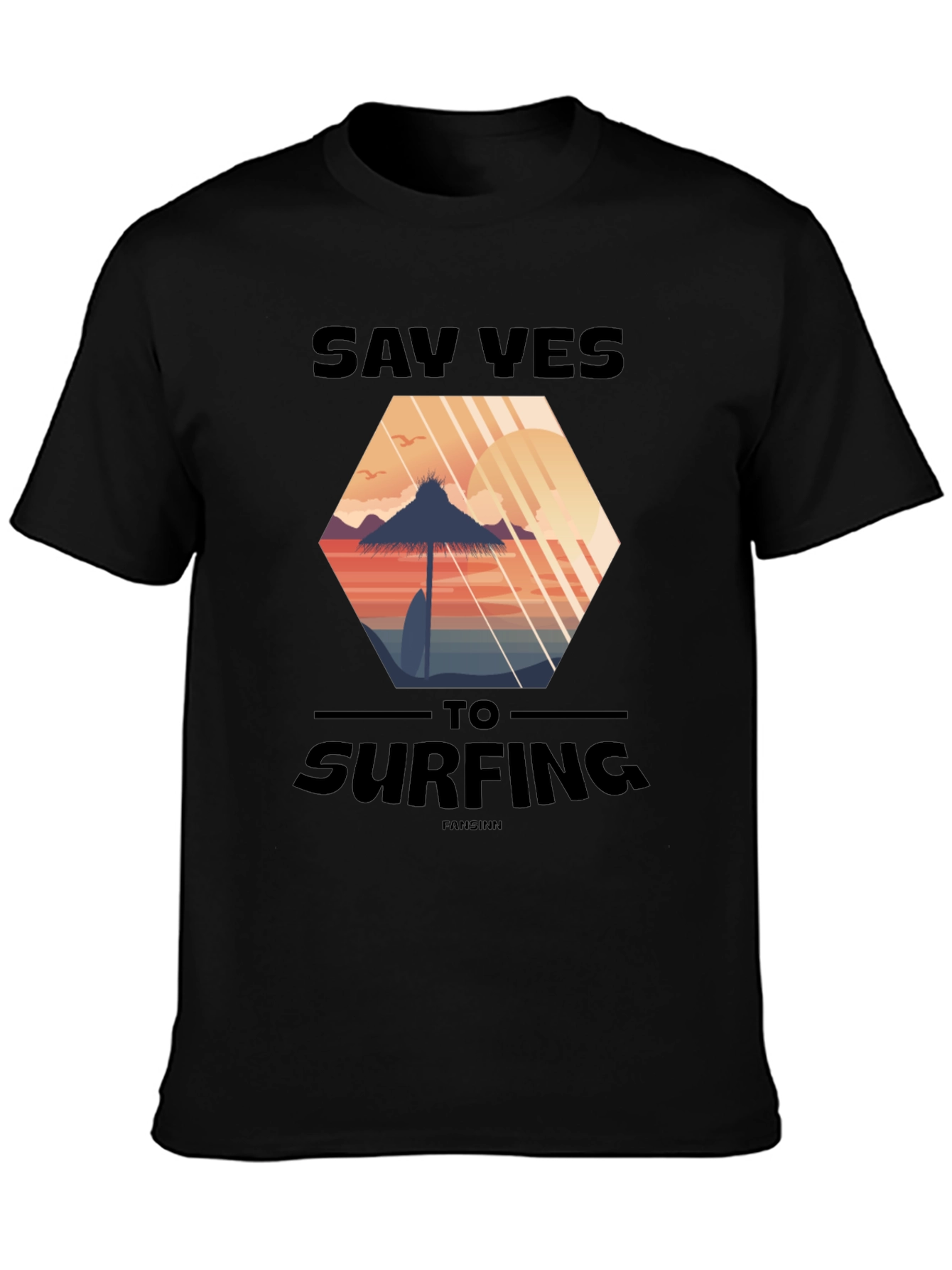 Say Yes to Surfing T-Shirt - Beach Vibes Tee