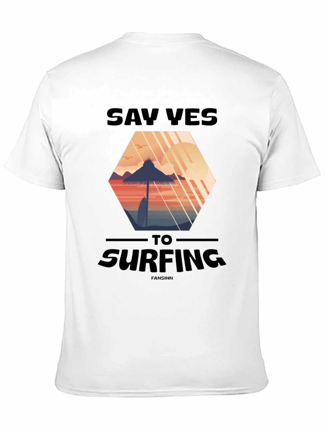 Say Yes to Surfing T-Shirt - Beach Vibes Tee