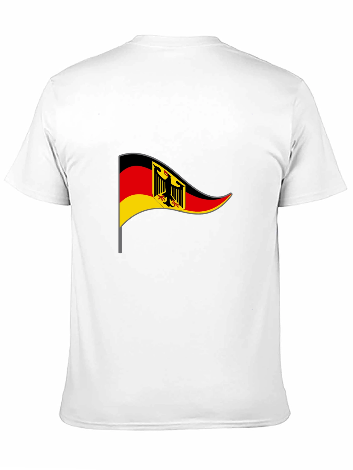 German Flag T-Shirt - Black Cotton Tee