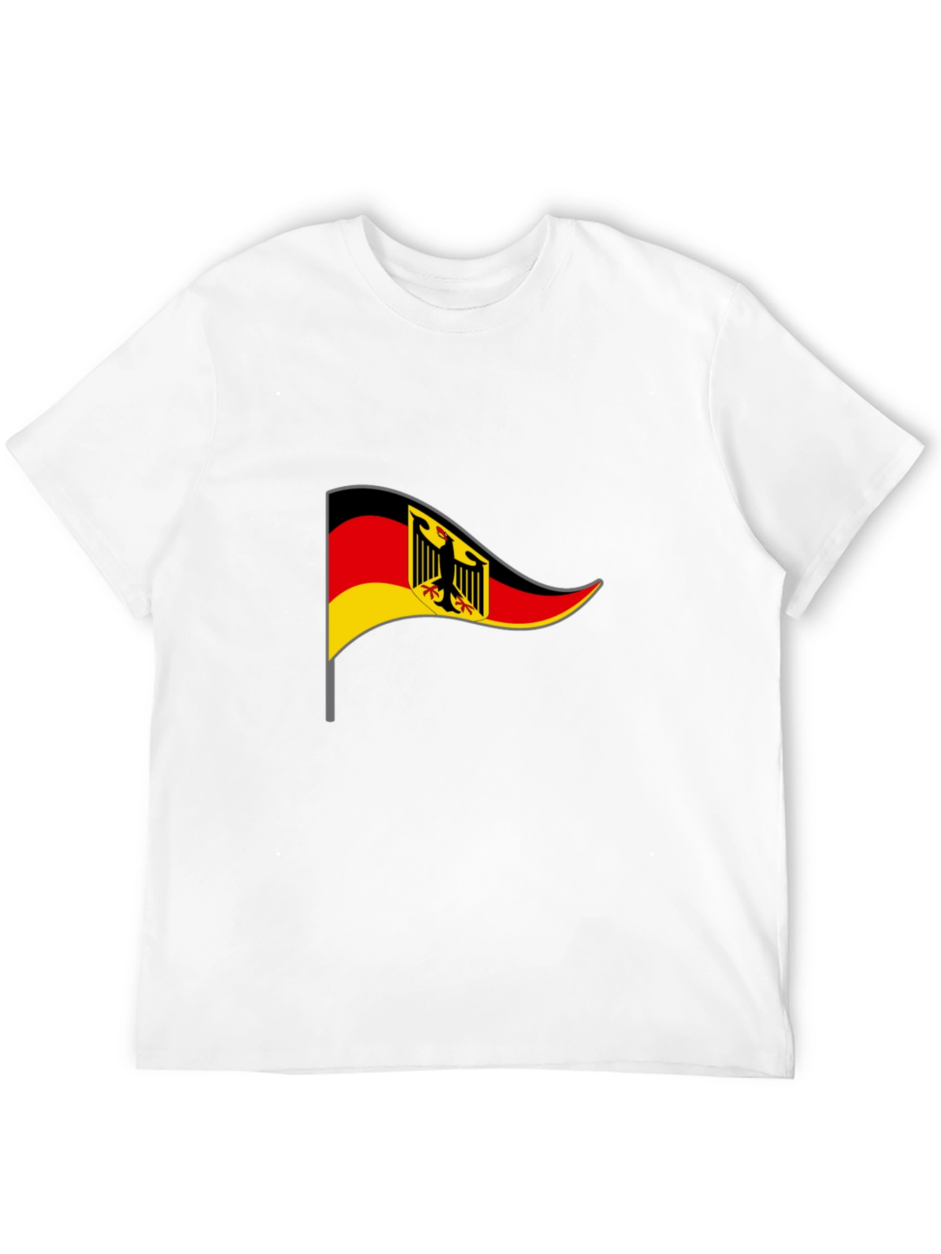 German Flag T-Shirt - Black Cotton Tee