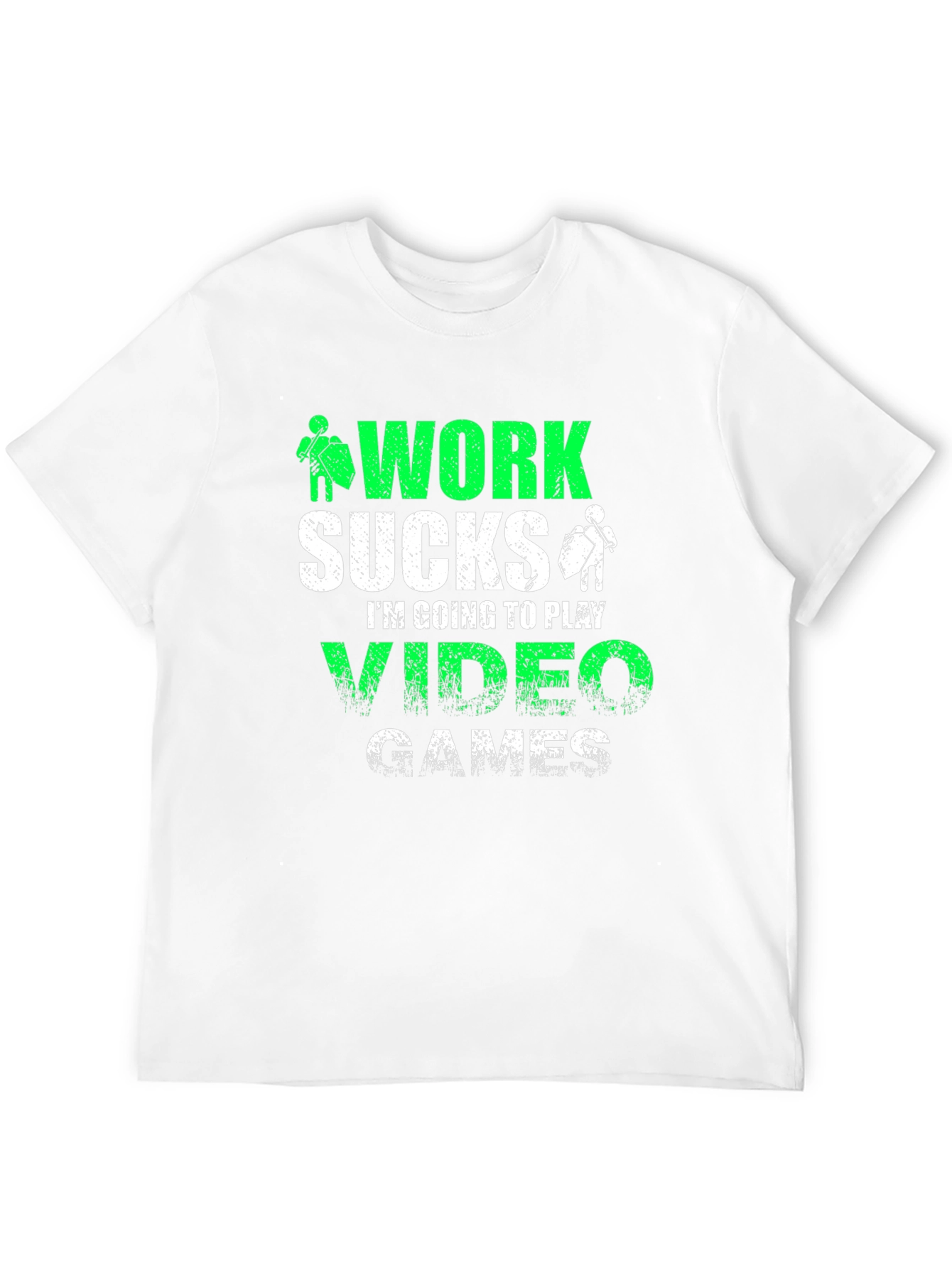 Work Sucks Video Games T-Shirt