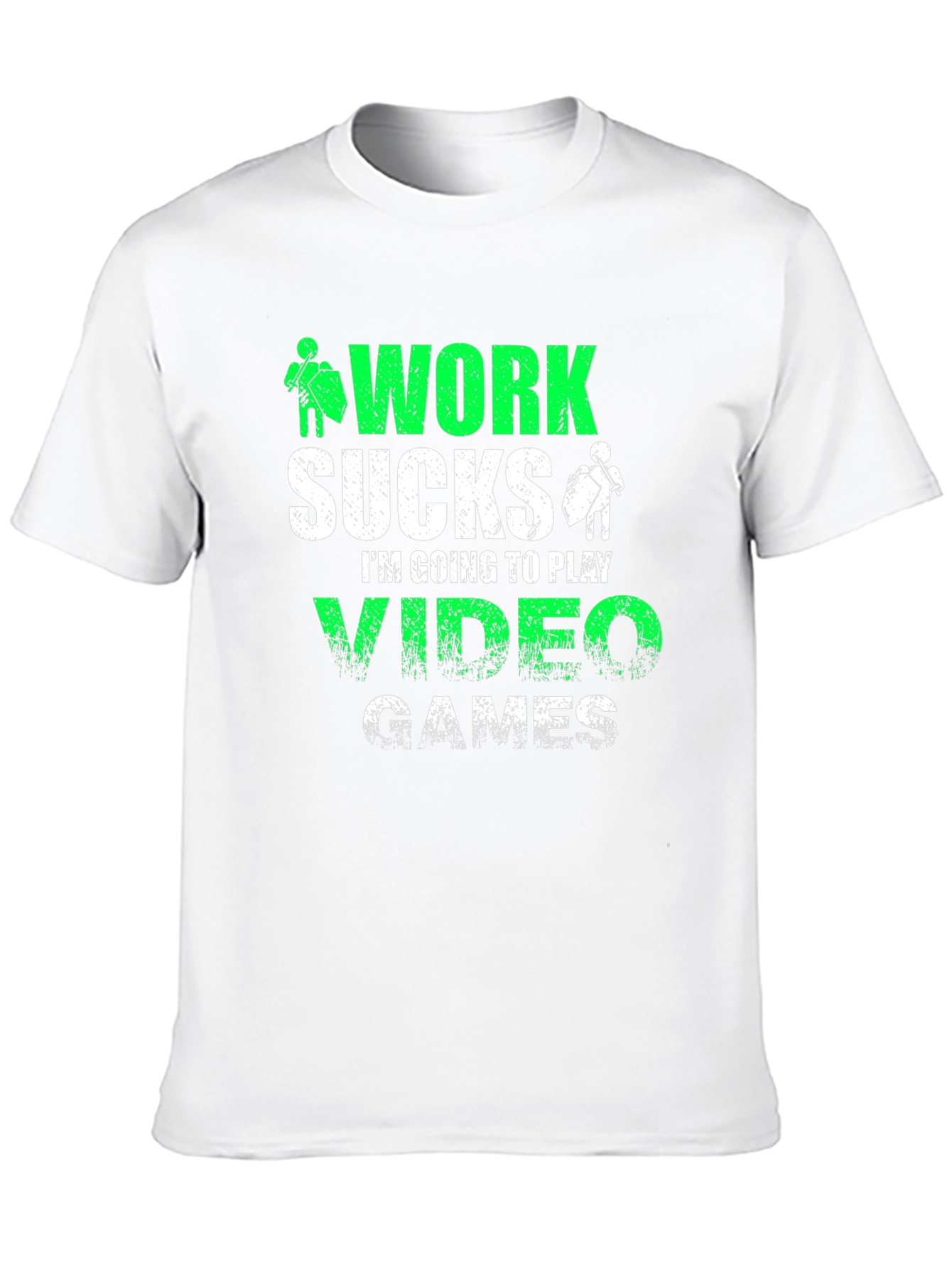 Work Sucks Video Games T-Shirt