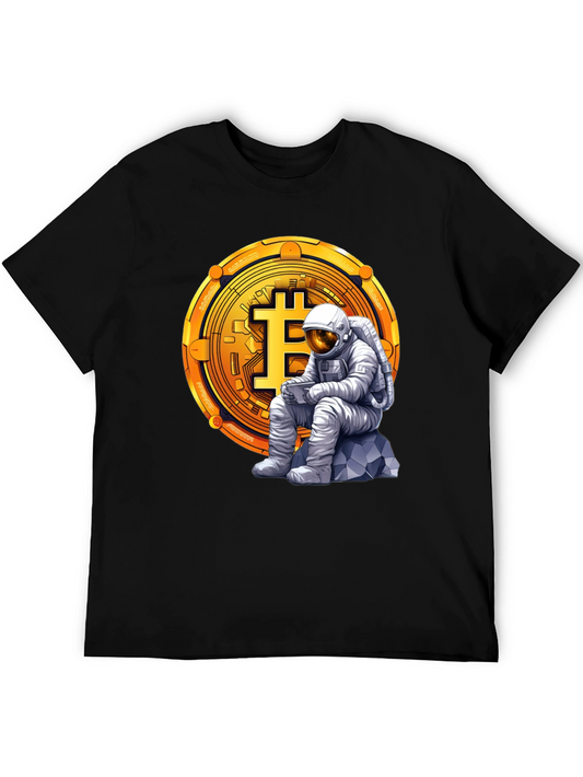 Bitcoin Astronaut T-Shirt - Crypto Space Tee