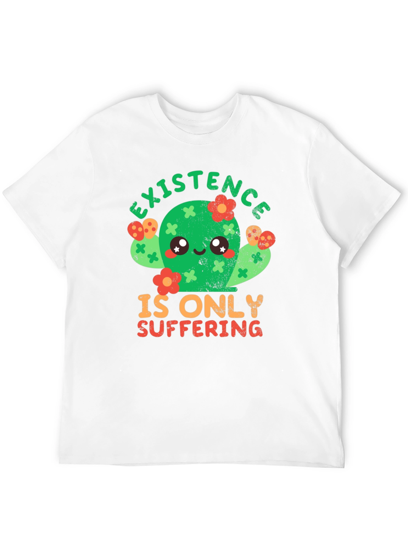Cactus Graphic Tee - Existence is Suffering T-Shirt