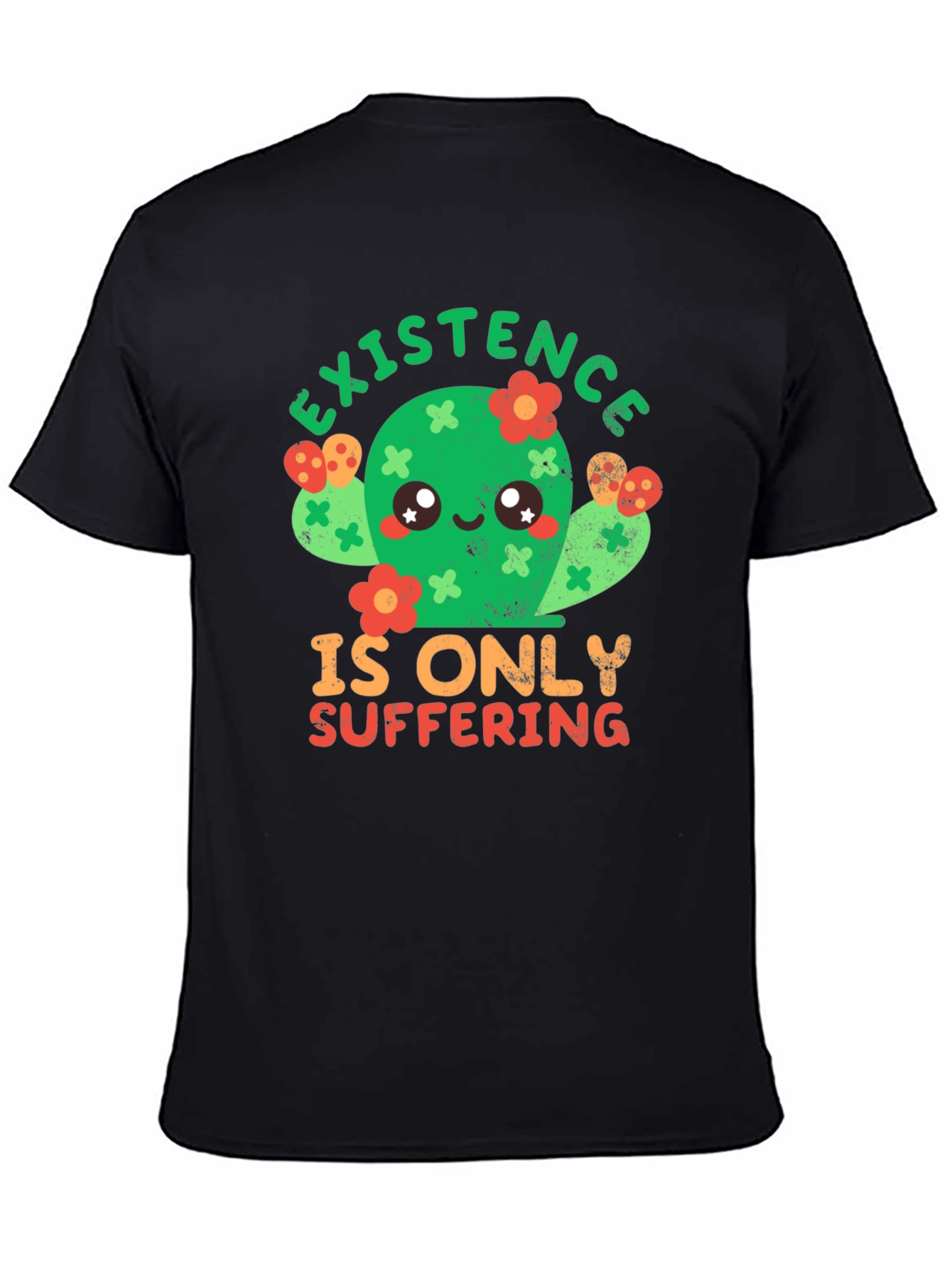 Cactus Graphic Tee - Existence is Suffering T-Shirt