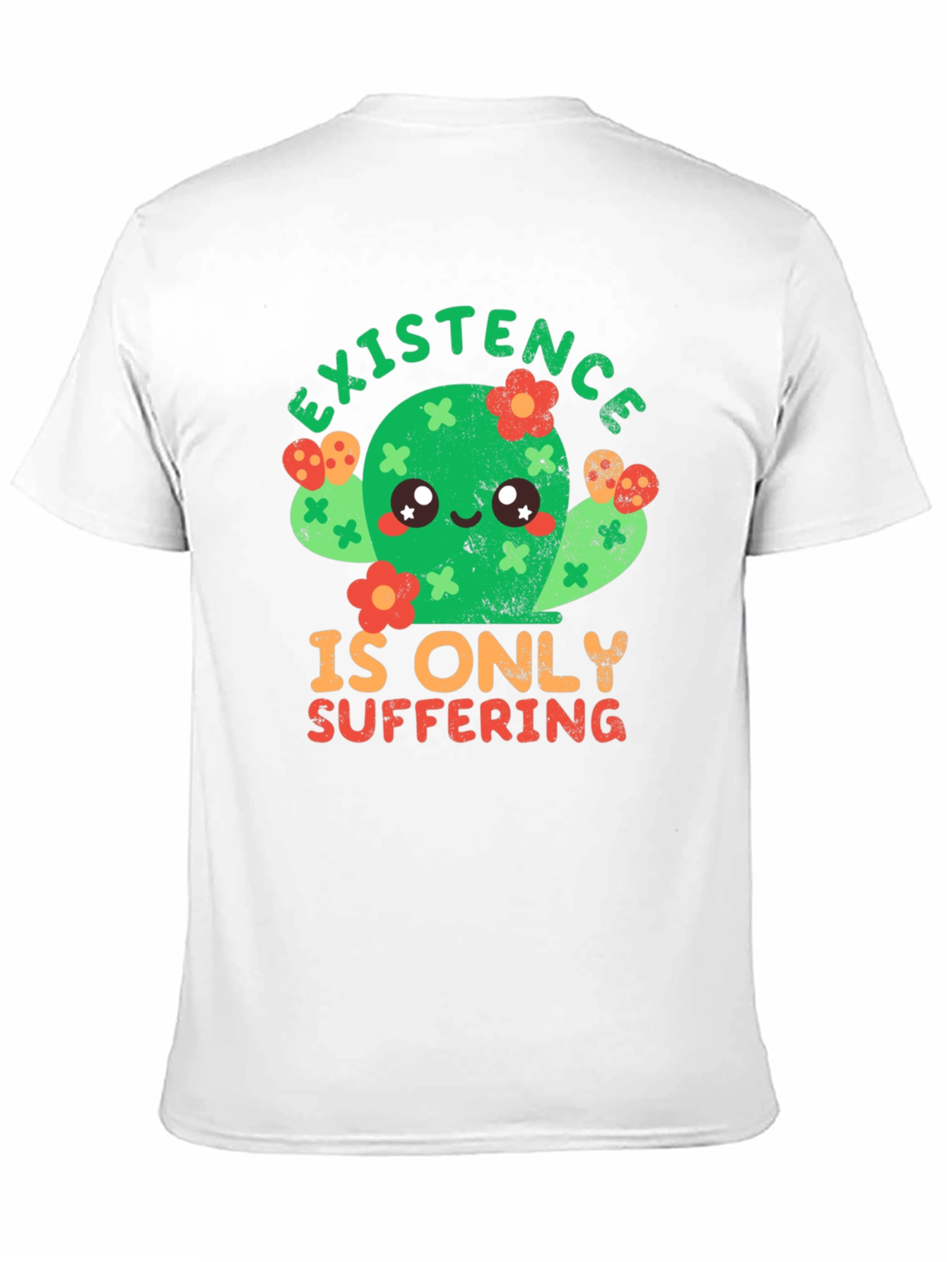 Cactus Graphic Tee - Existence is Suffering T-Shirt
