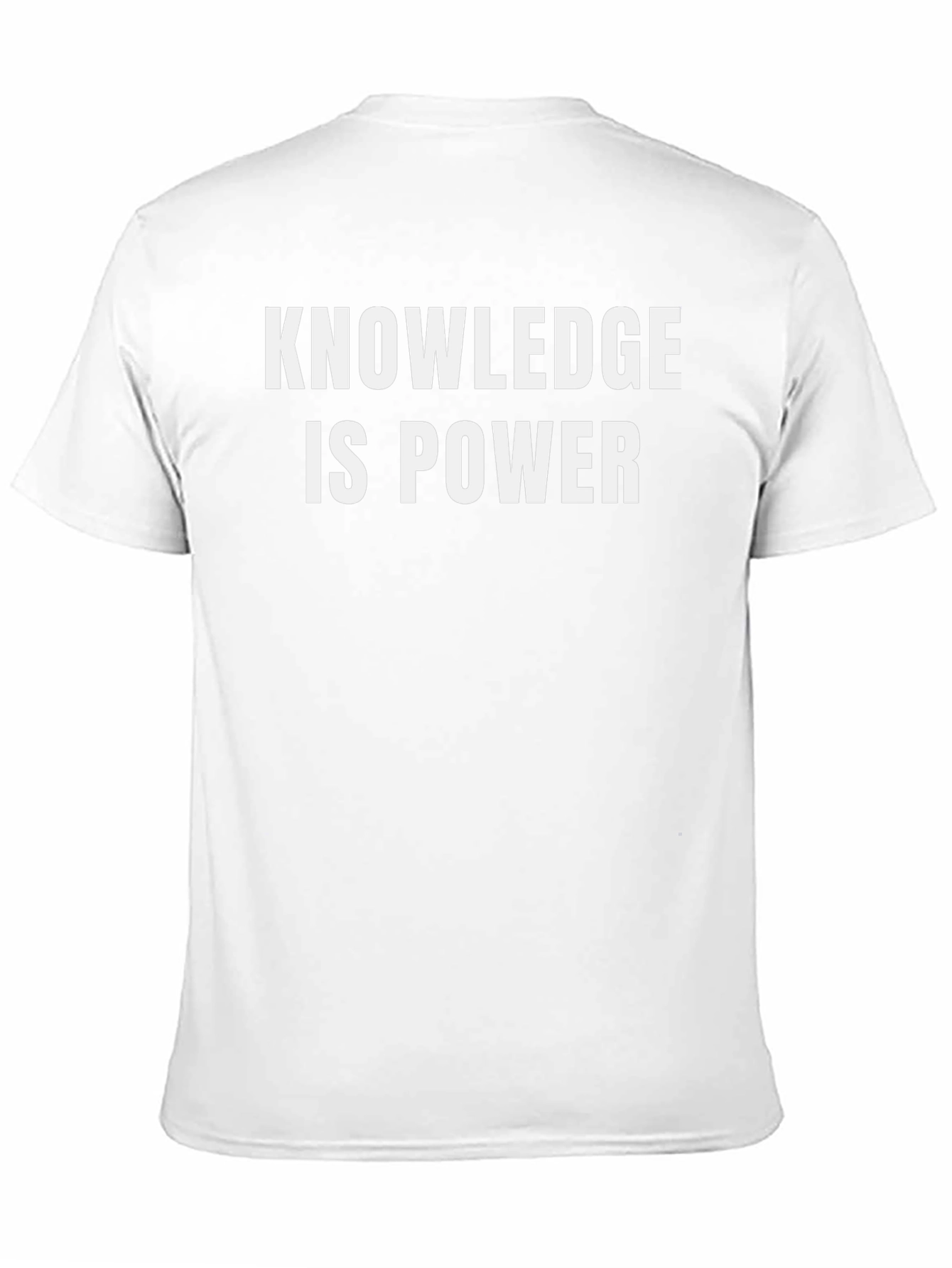 Knowledge is Power Black Graphic Tee