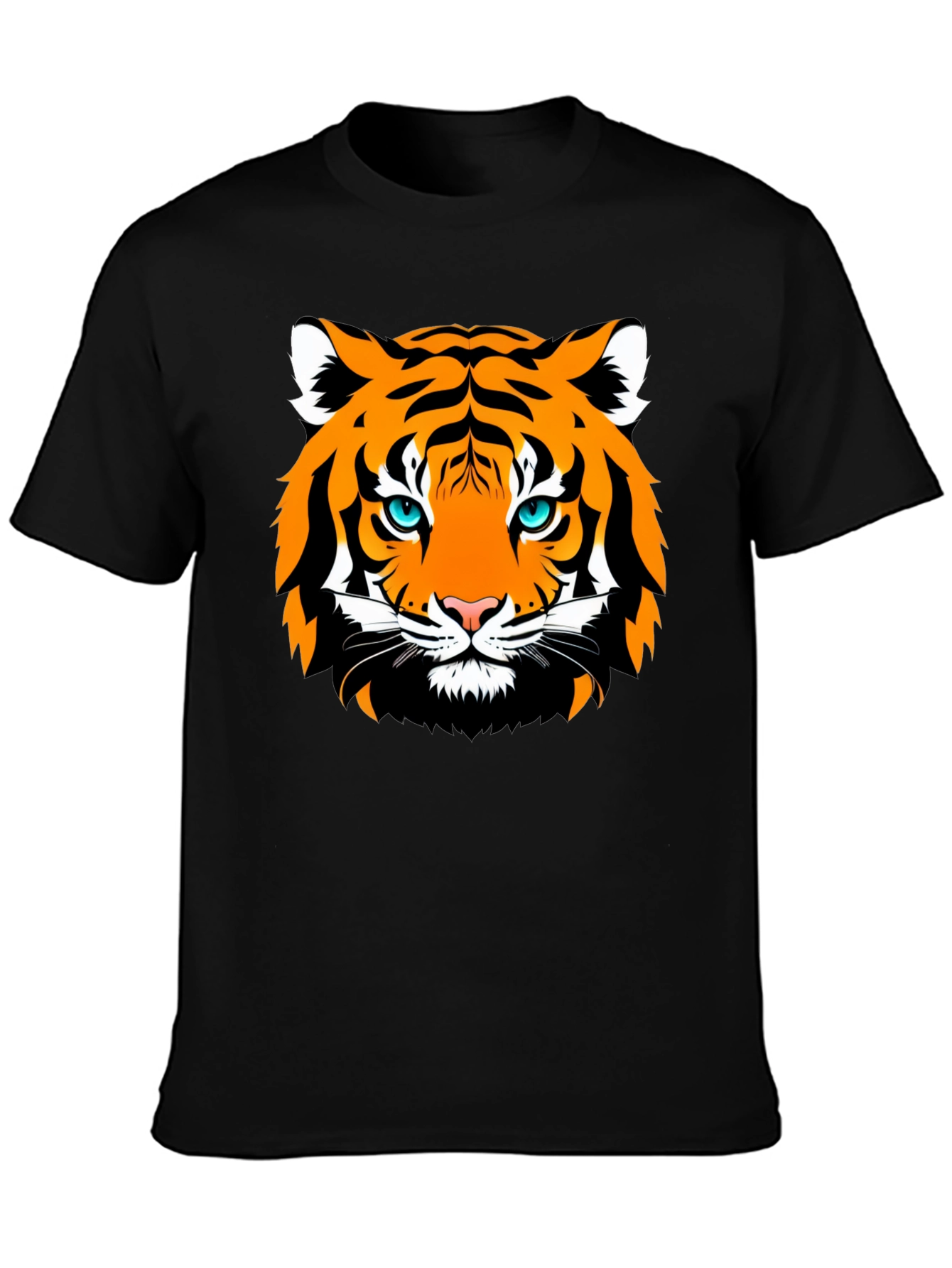 Tiger Graphic Black T-Shirt - Stylish Mens Fashion