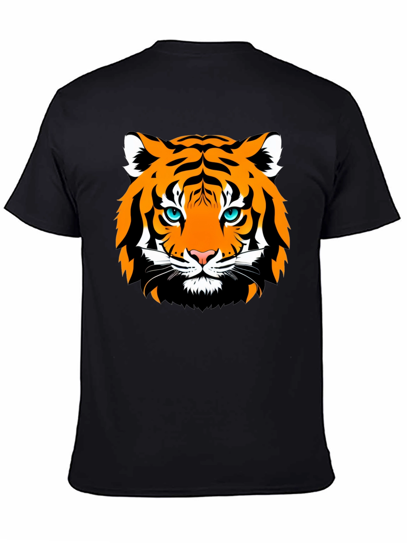 Tiger Graphic Black T-Shirt - Stylish Mens Fashion