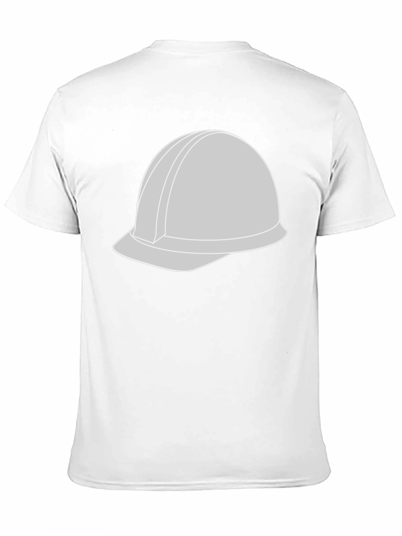 Construction Helmet Graphic Tee - Black