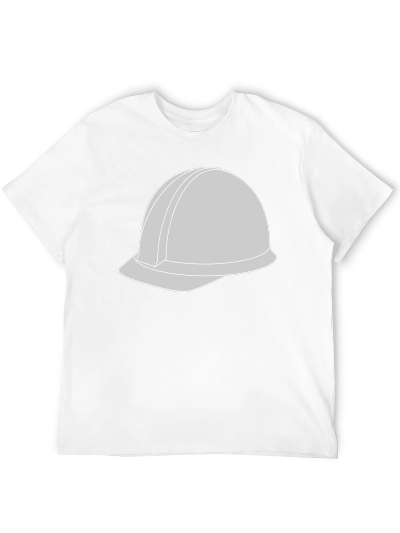 Construction Helmet Graphic Tee - Black