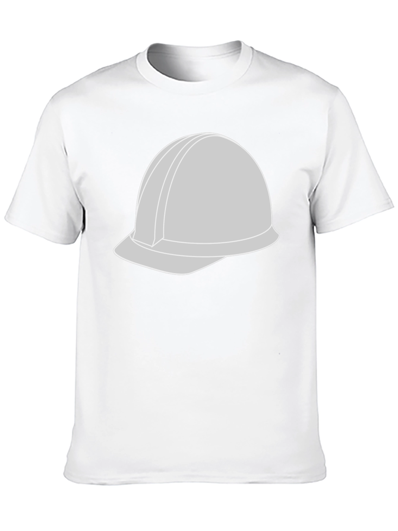 Construction Helmet Graphic Tee - Black