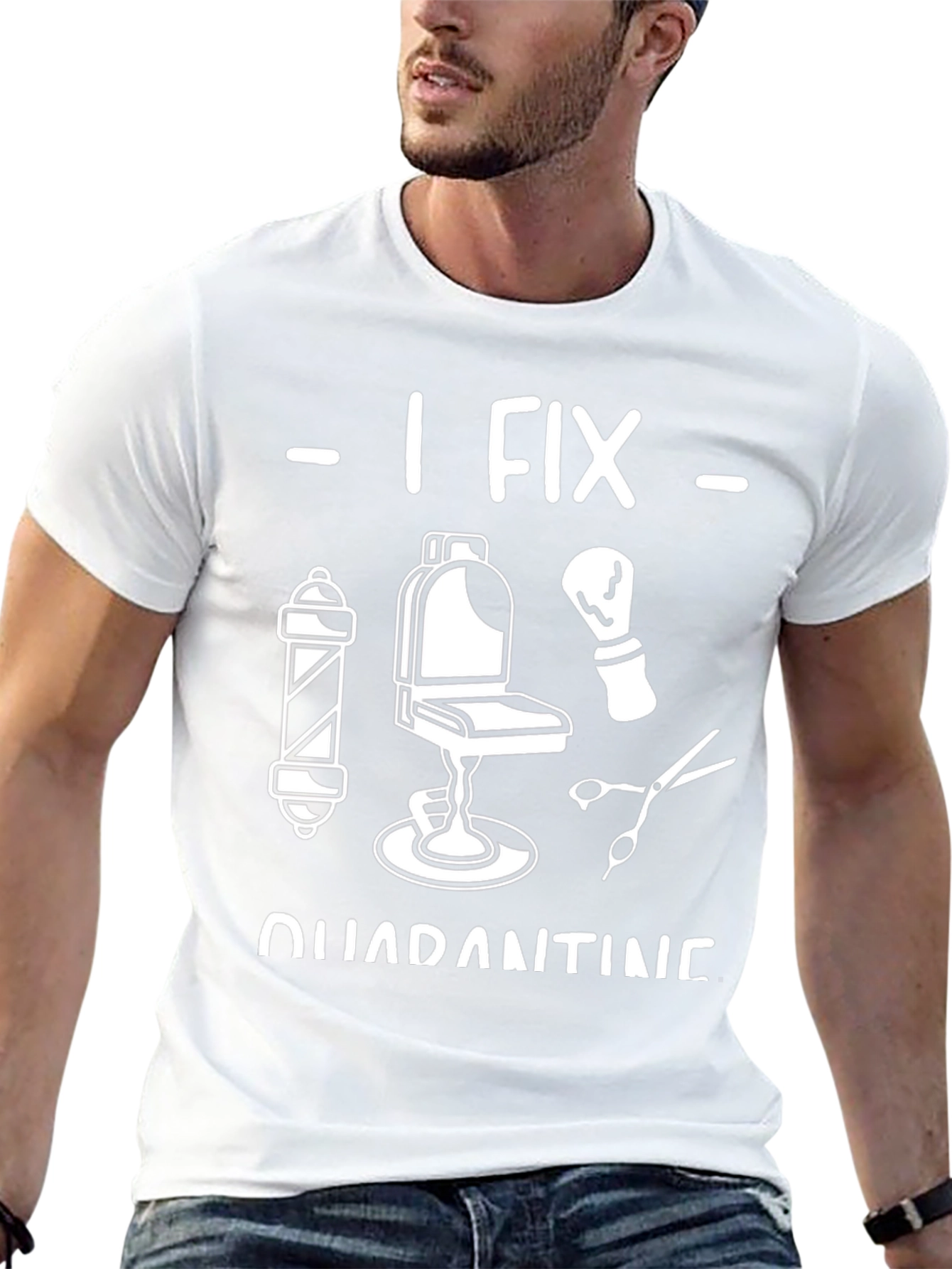 I Fix Quarantine Barber T-Shirt