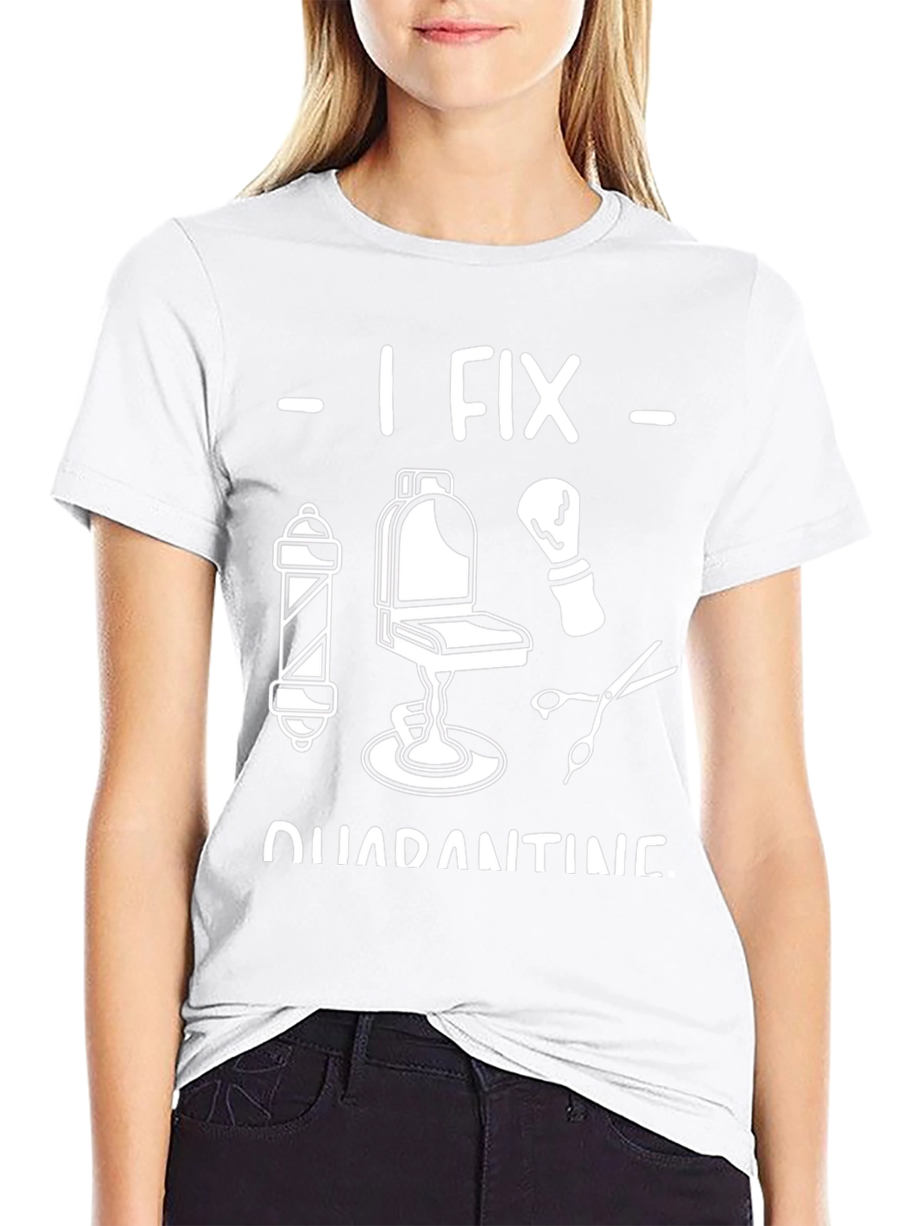 I Fix Quarantine Barber T-Shirt