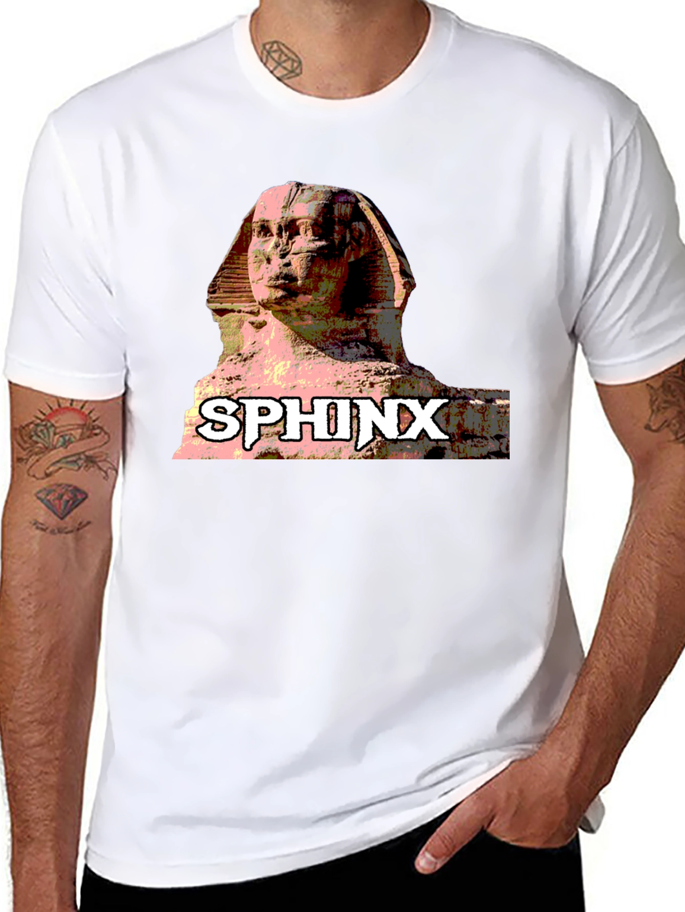 Sphinx Graphic Tee - Ancient Egypt T-Shirt