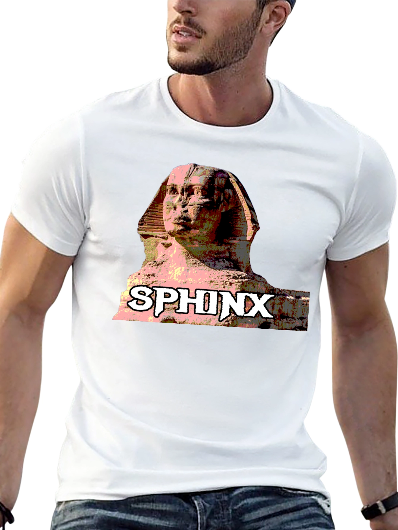 Sphinx Graphic Tee - Ancient Egypt T-Shirt