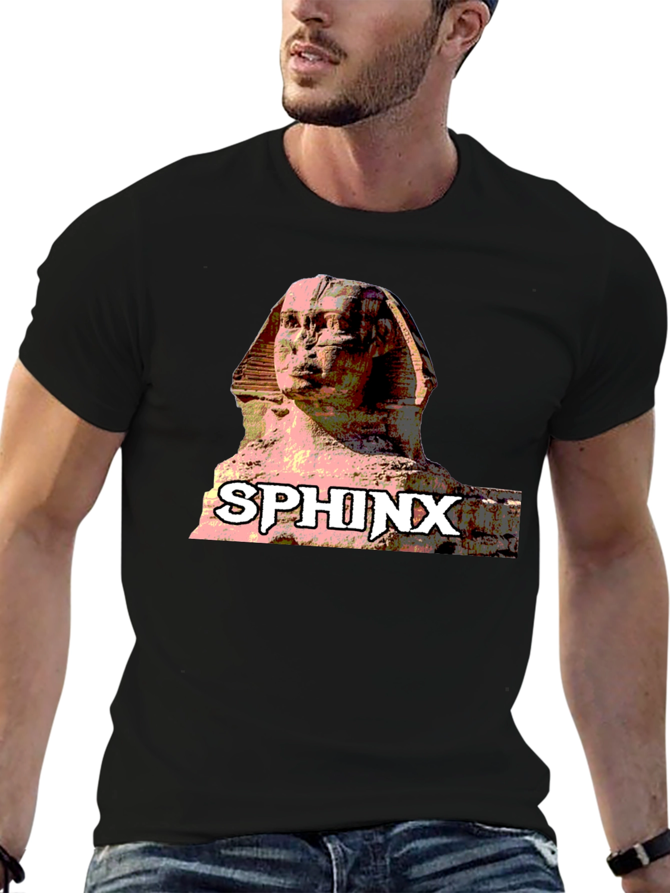 Sphinx Graphic Tee - Ancient Egypt T-Shirt