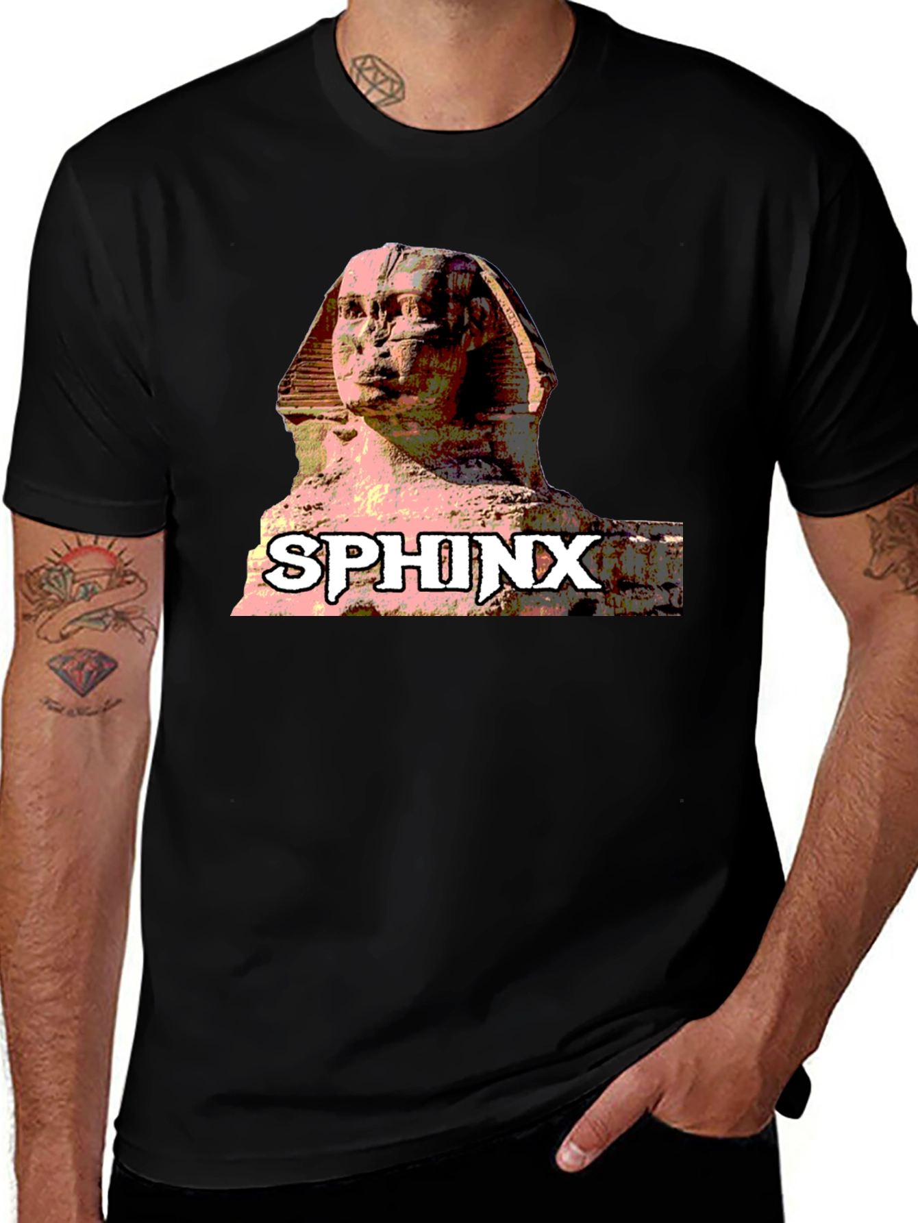 Sphinx Graphic Tee - Ancient Egypt T-Shirt