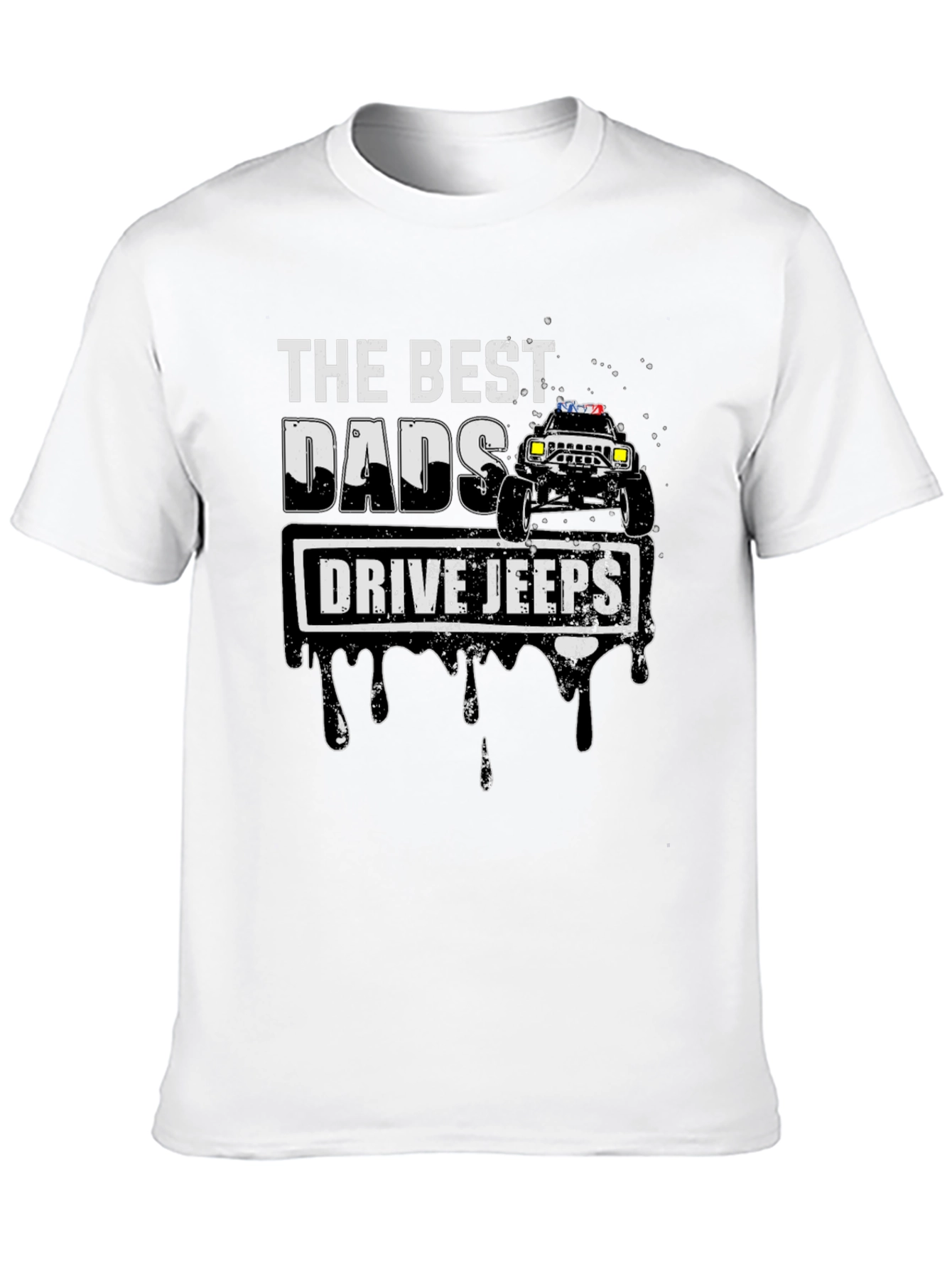 Best Dads Drive Jeeps Graphic T-Shirt