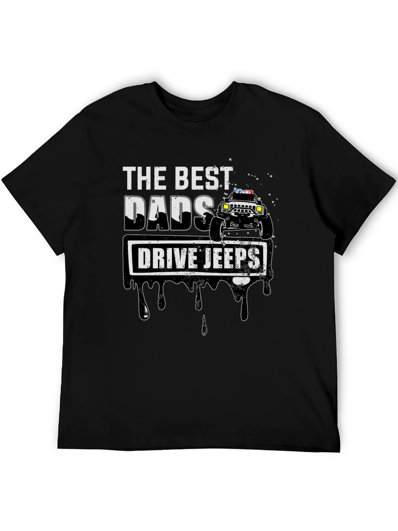 Best Dads Drive Jeeps Graphic T-Shirt