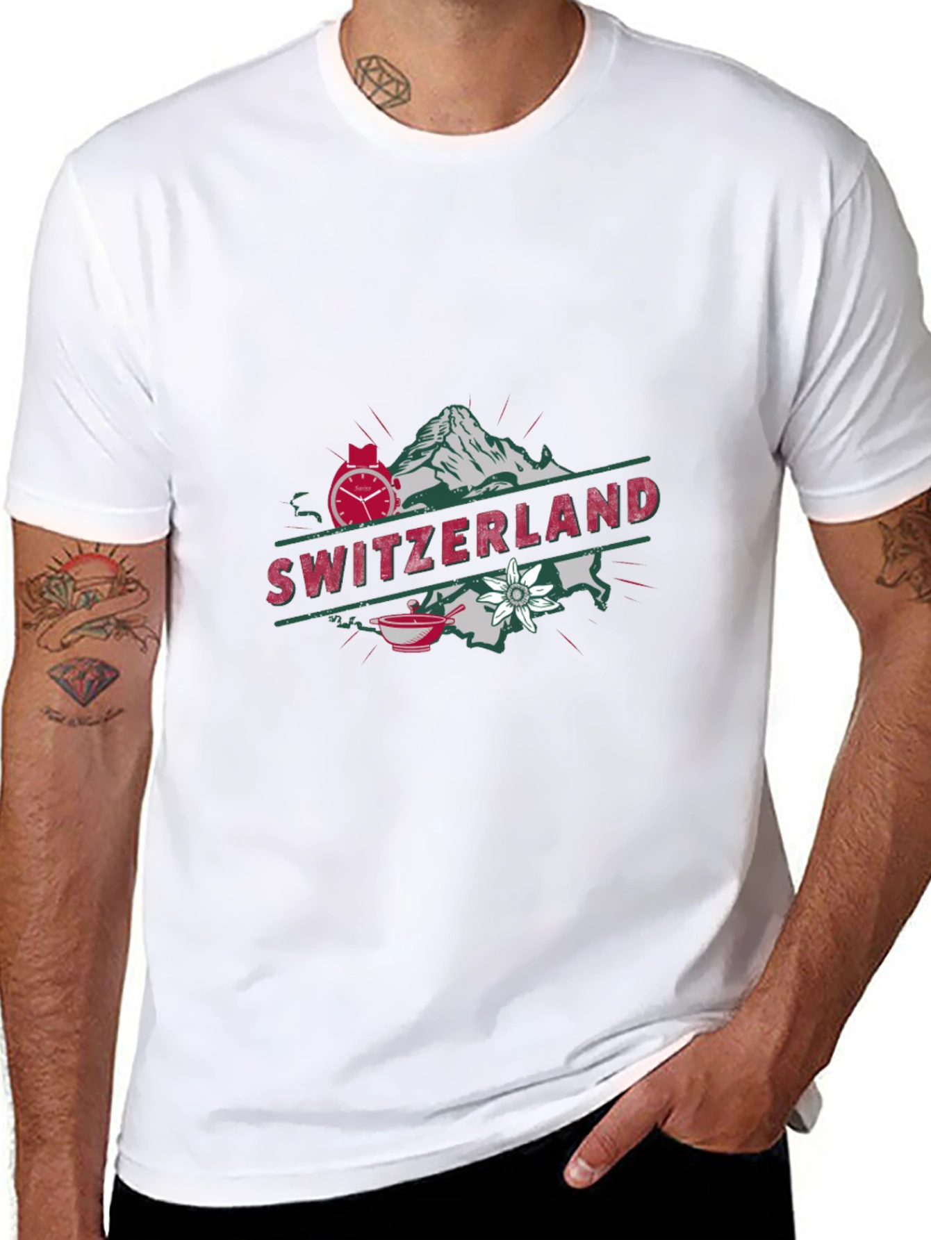 Switzerland Graphic Print Tee - Unisex