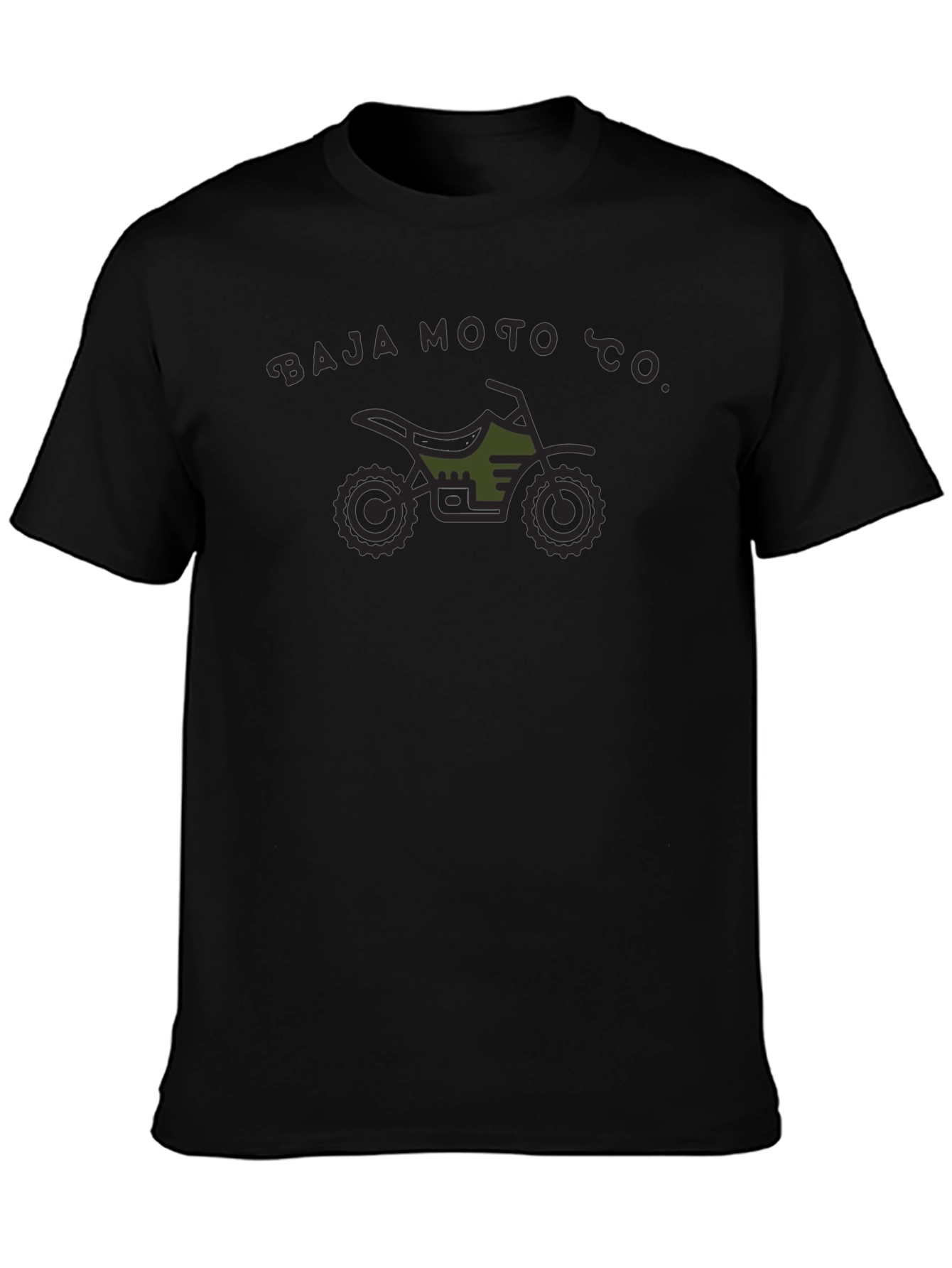 Baja Moto Co. Graphic T-Shirt - Black