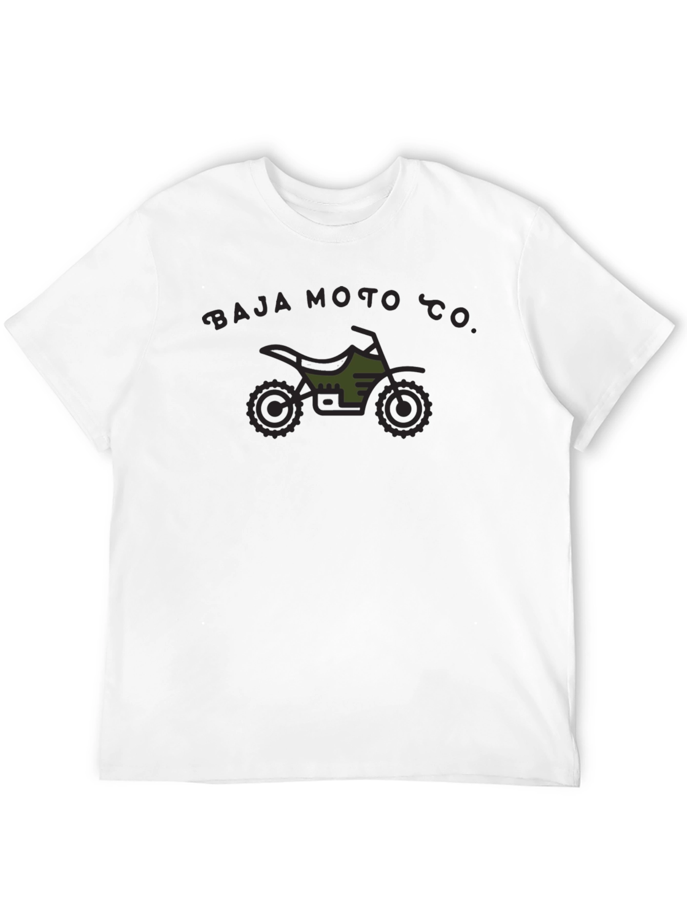 Baja Moto Co. Graphic T-Shirt - Black