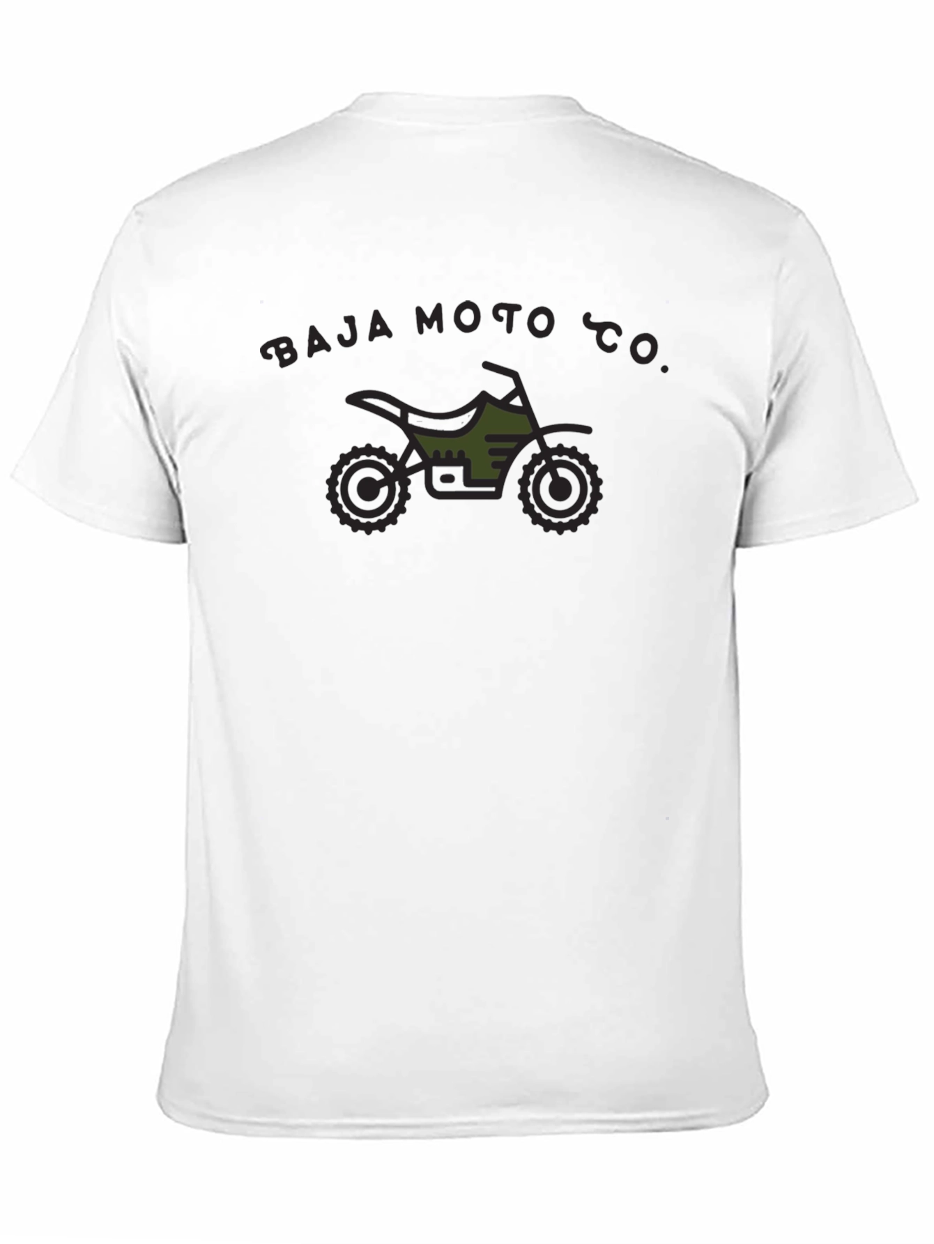 Baja Moto Co. Graphic T-Shirt - Black