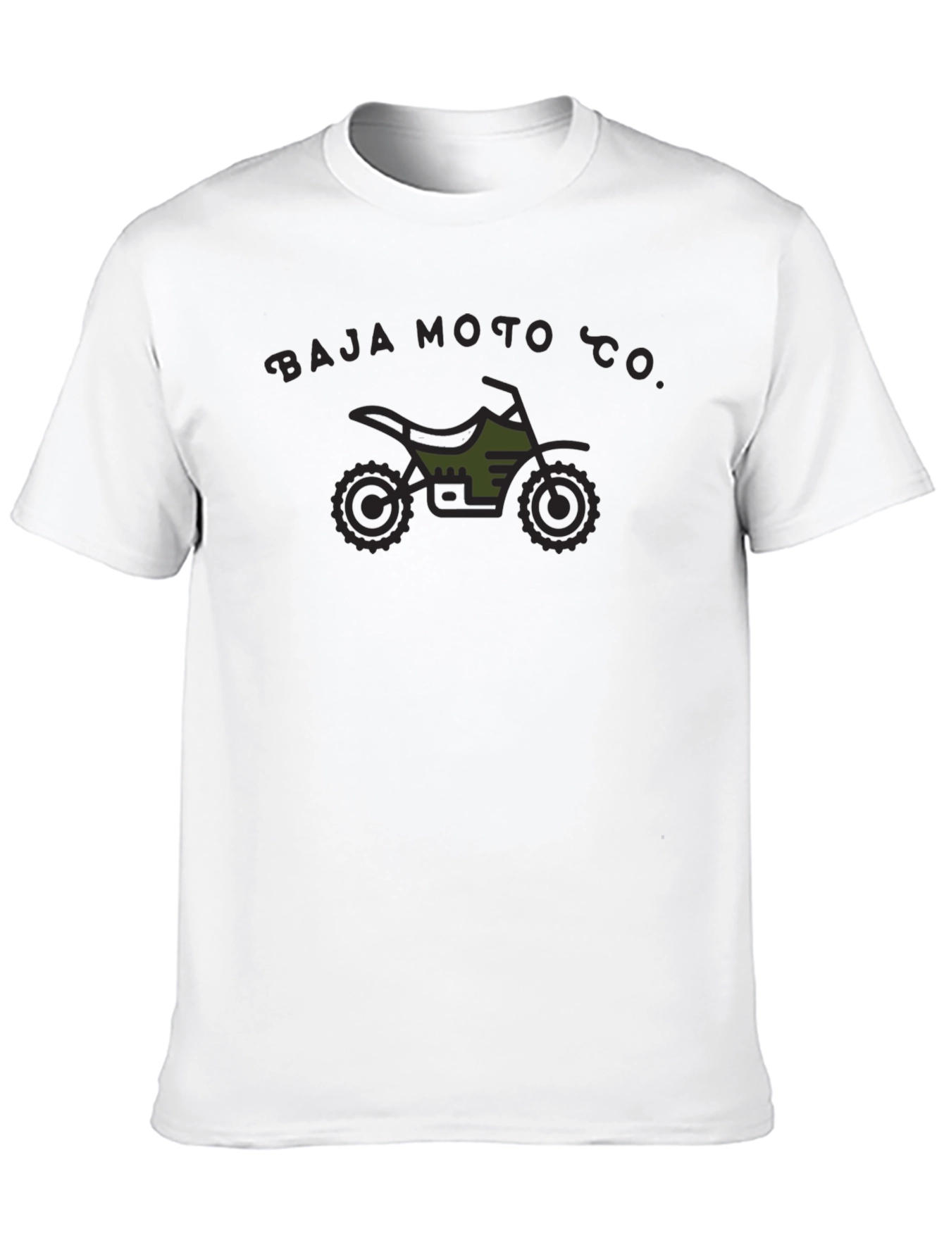 Baja Moto Co. Graphic T-Shirt - Black