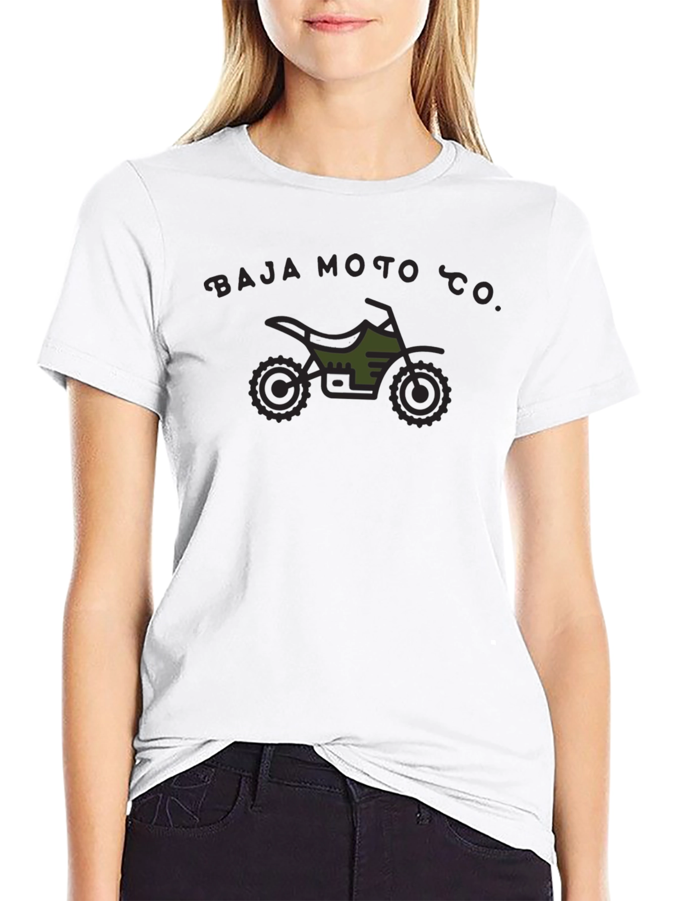 Baja Moto Co. Graphic T-Shirt - Black