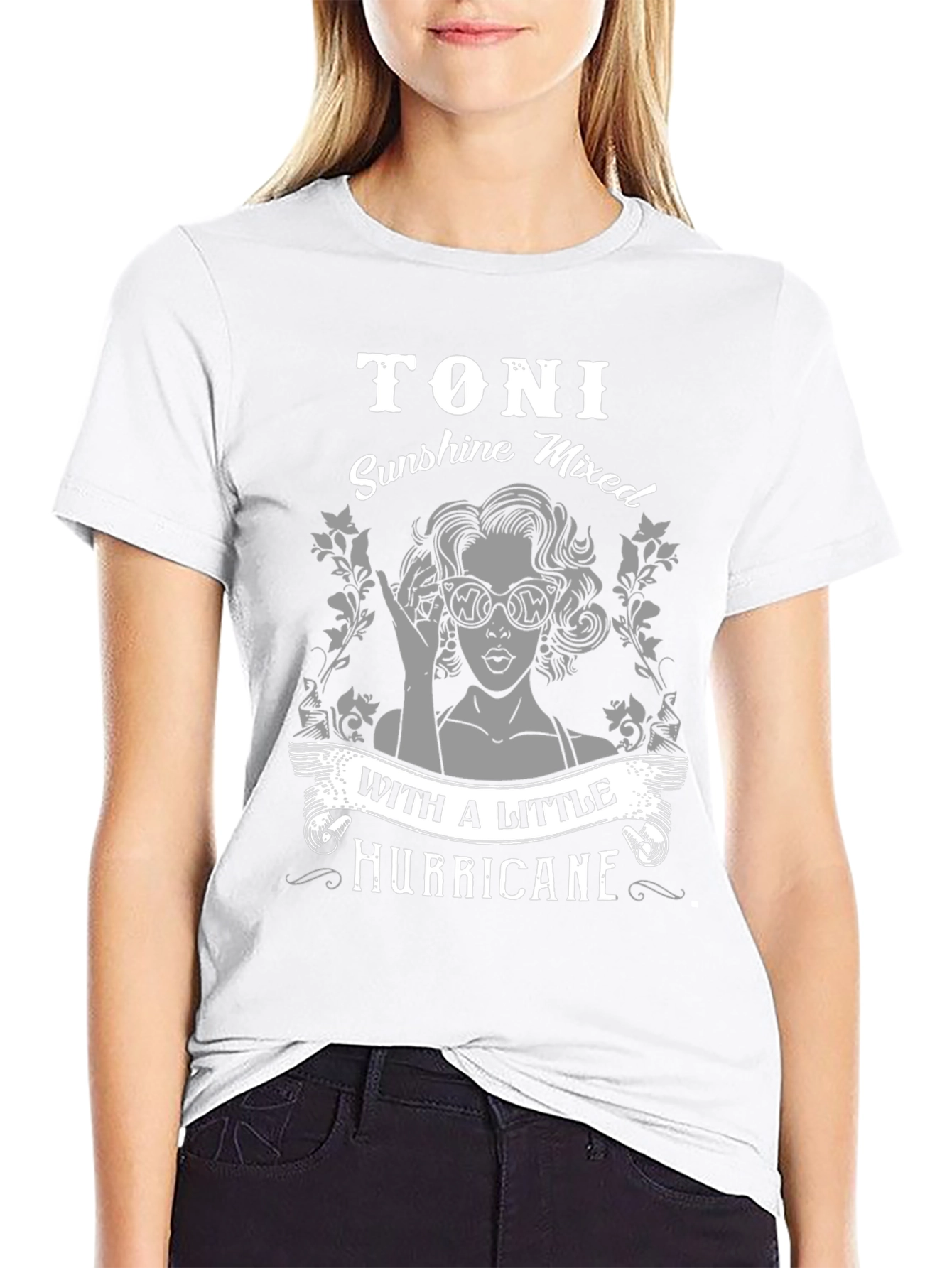 Toni Sunshine & Hurricane T-Shirt - Unisex Black Tee