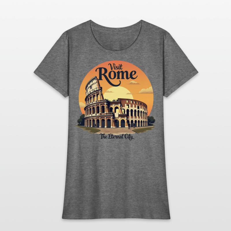 "Colosseum Rome Vintage Travel Design"