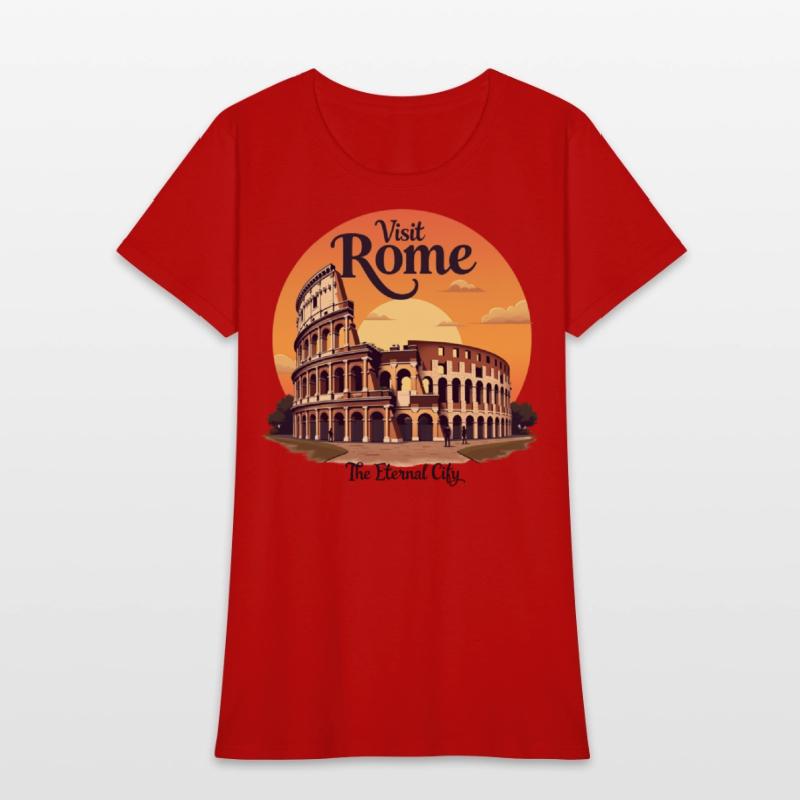 "Colosseum Rome Vintage Travel Design"