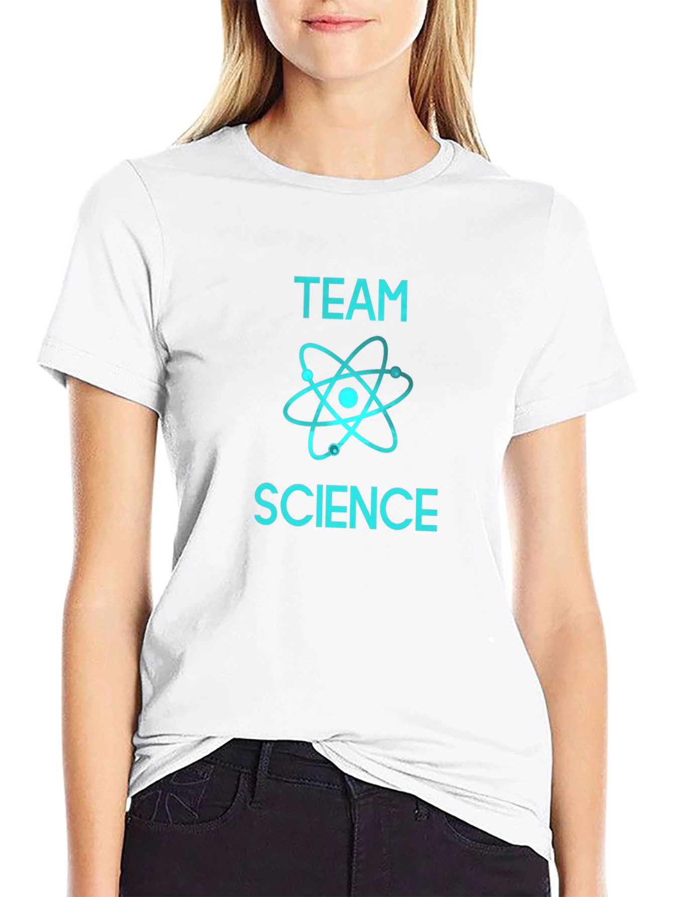Team Science Graphic Tee - Cool Black T-Shirt