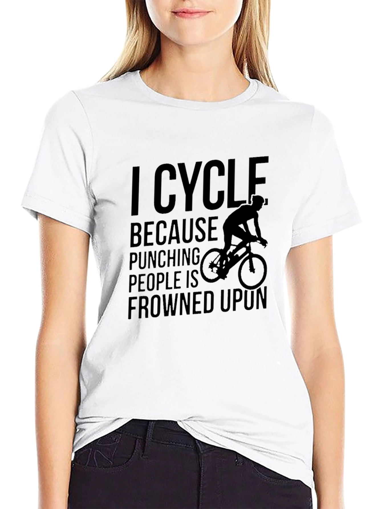 I Cycle Funny Graphic T-Shirt - Cycling Humor