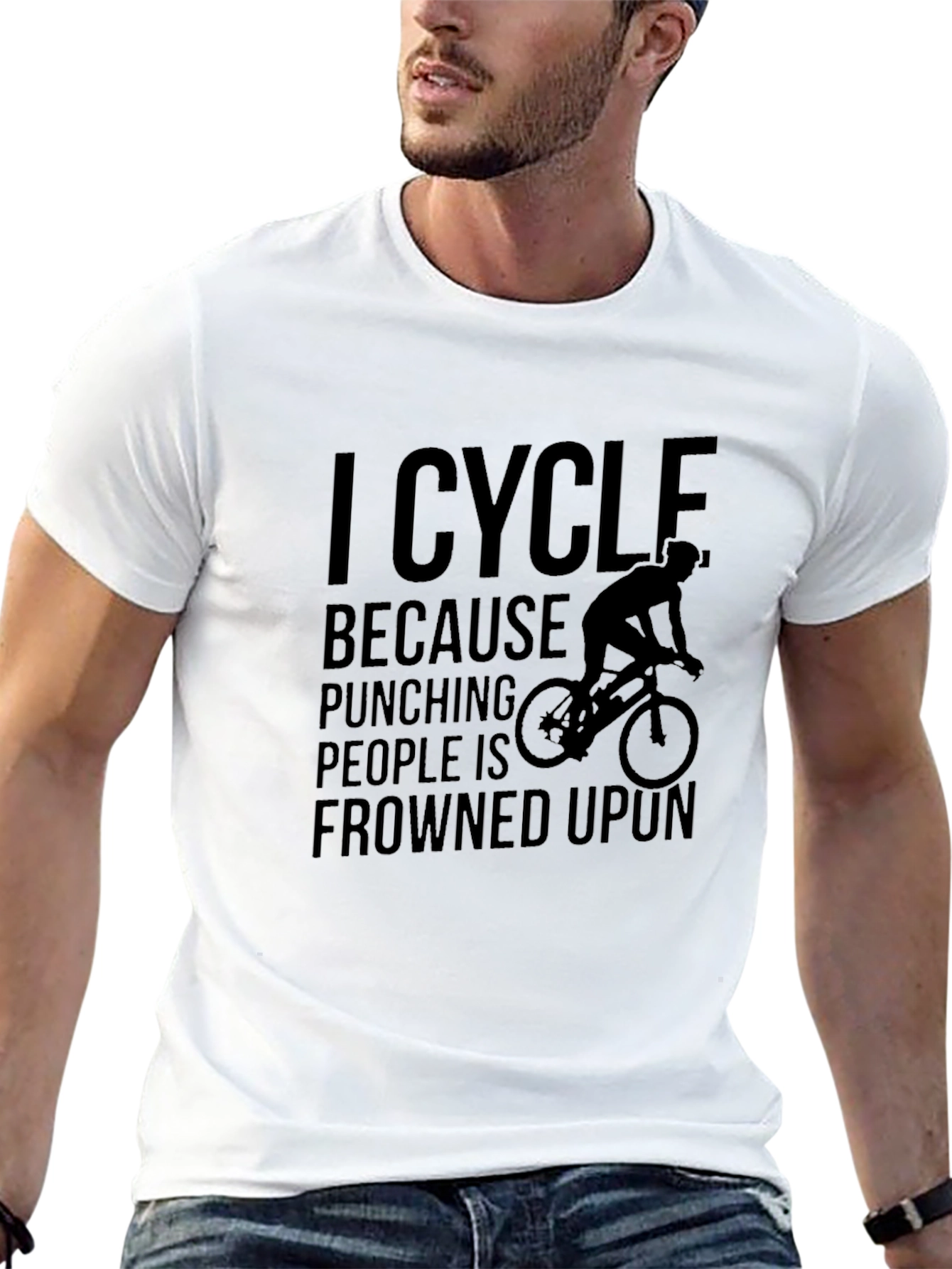 I Cycle Funny Graphic T-Shirt - Cycling Humor