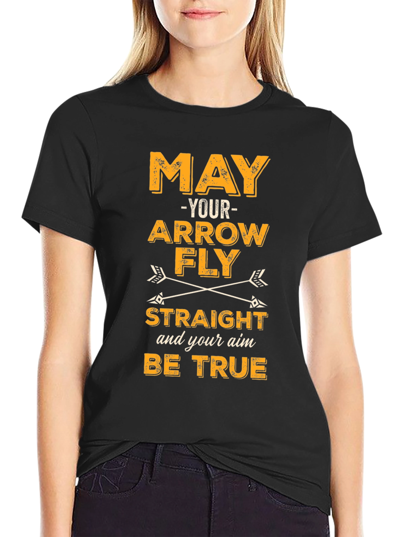 Archery Arrow T-Shirt - May Your Arrow Fly Straight