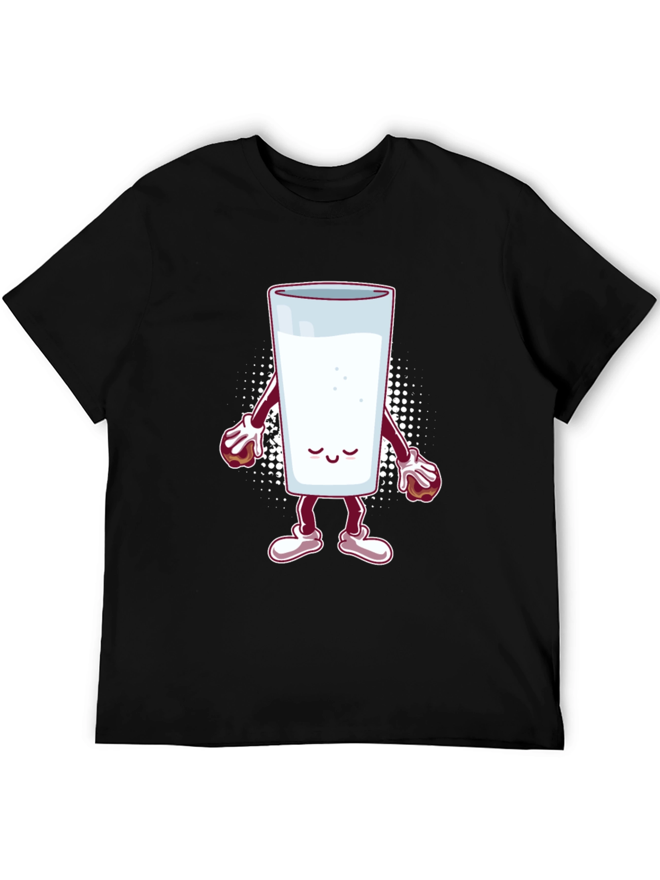 Milk Cartoon Graphic T-Shirt