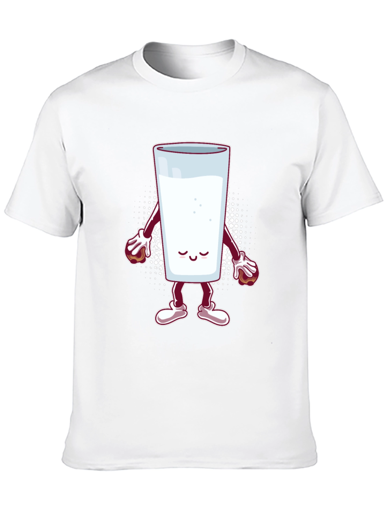 Milk Cartoon Graphic T-Shirt