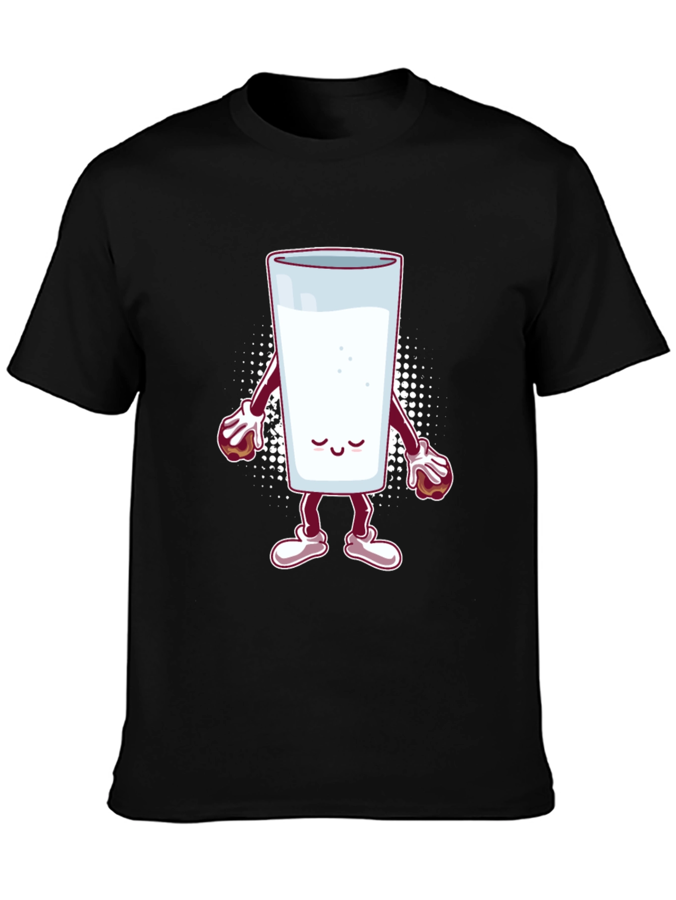Milk Cartoon Graphic T-Shirt