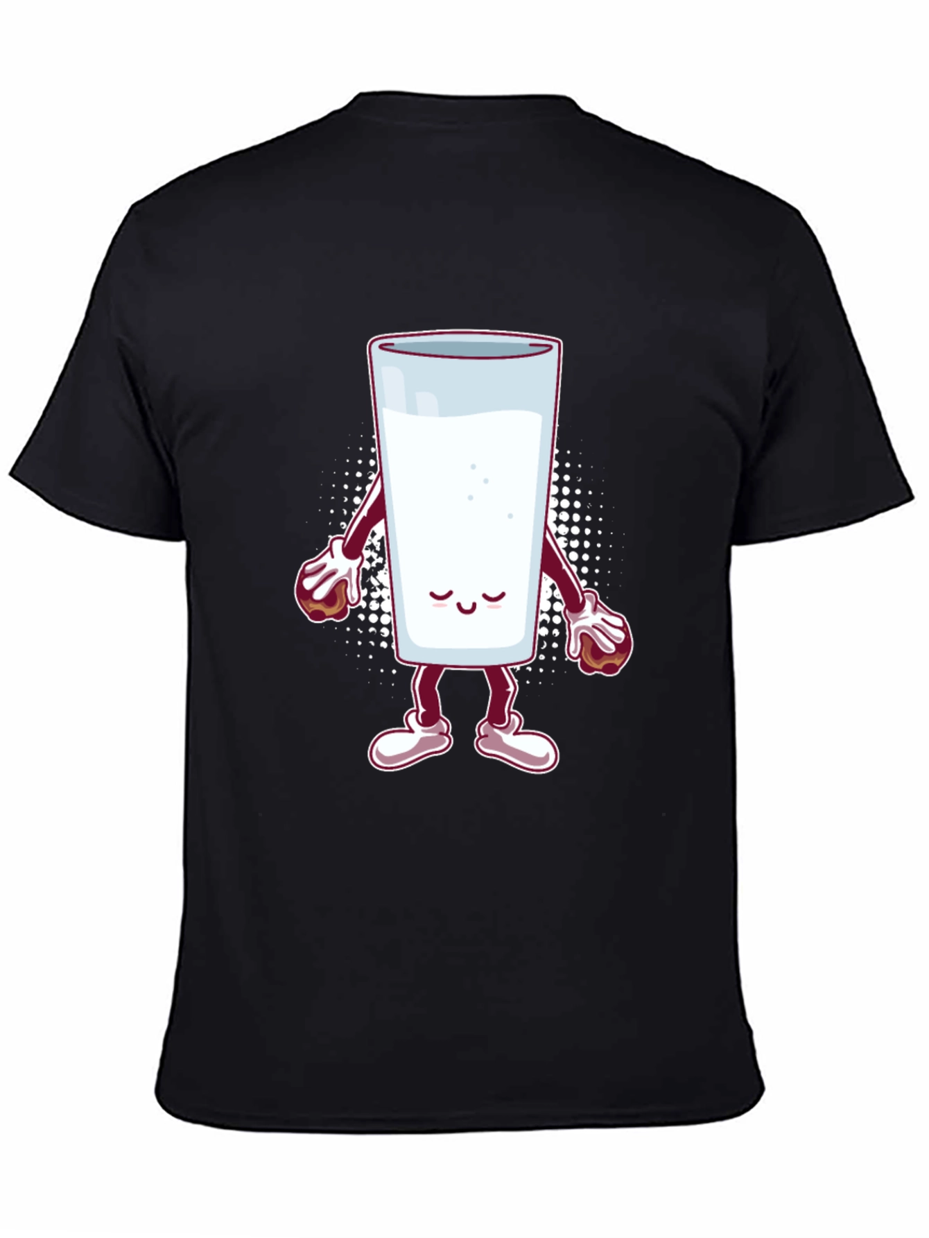 Milk Cartoon Graphic T-Shirt