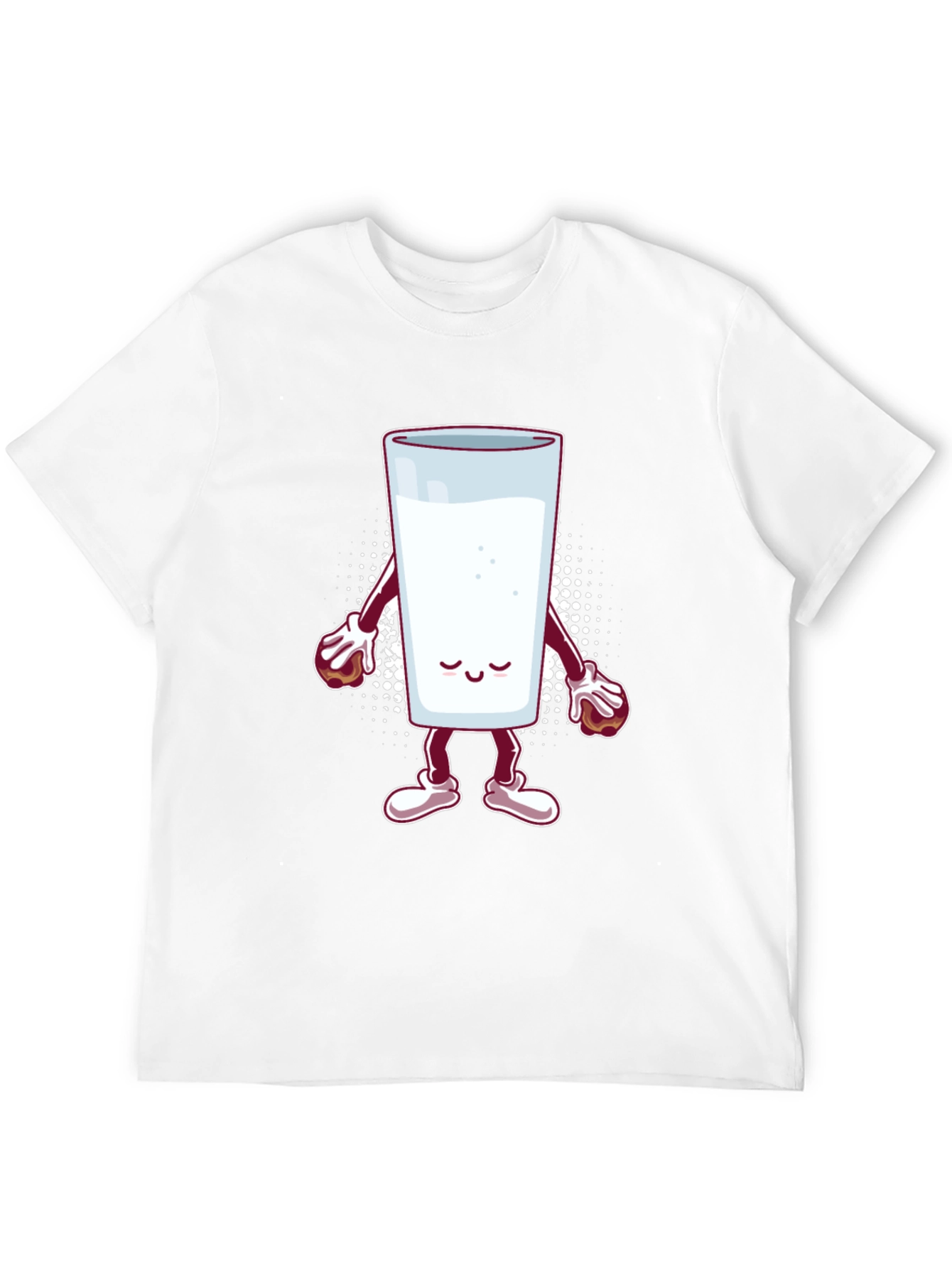 Milk Cartoon Graphic T-Shirt