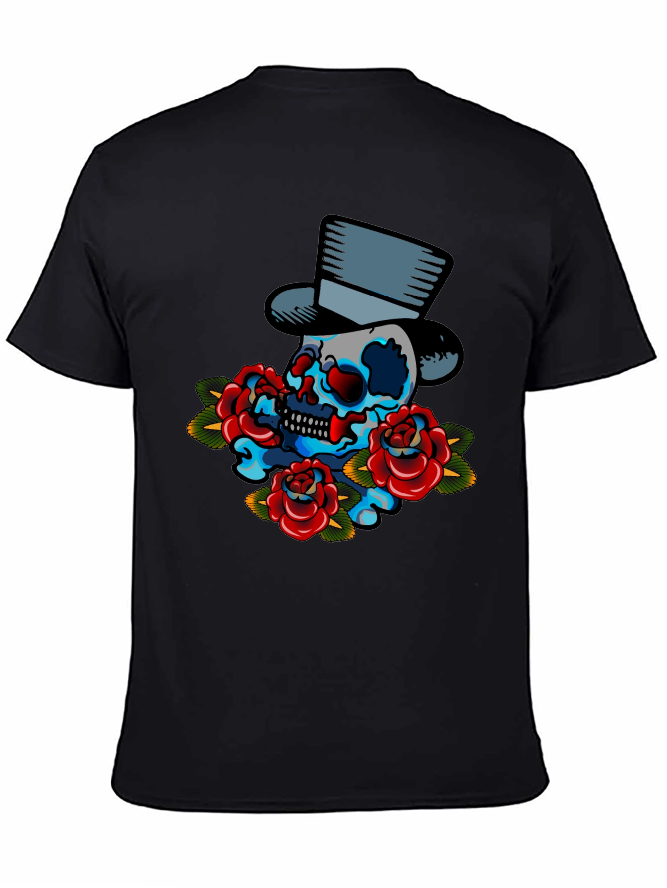 Skull & Roses Graphic T-Shirt